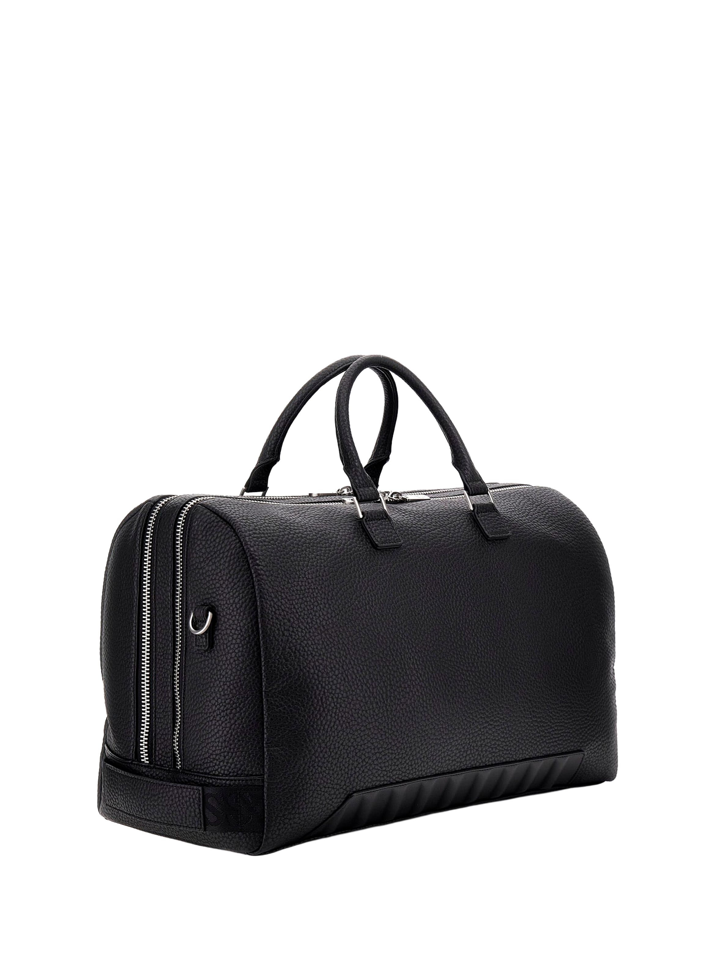 Crackled travel bag GUESS Black