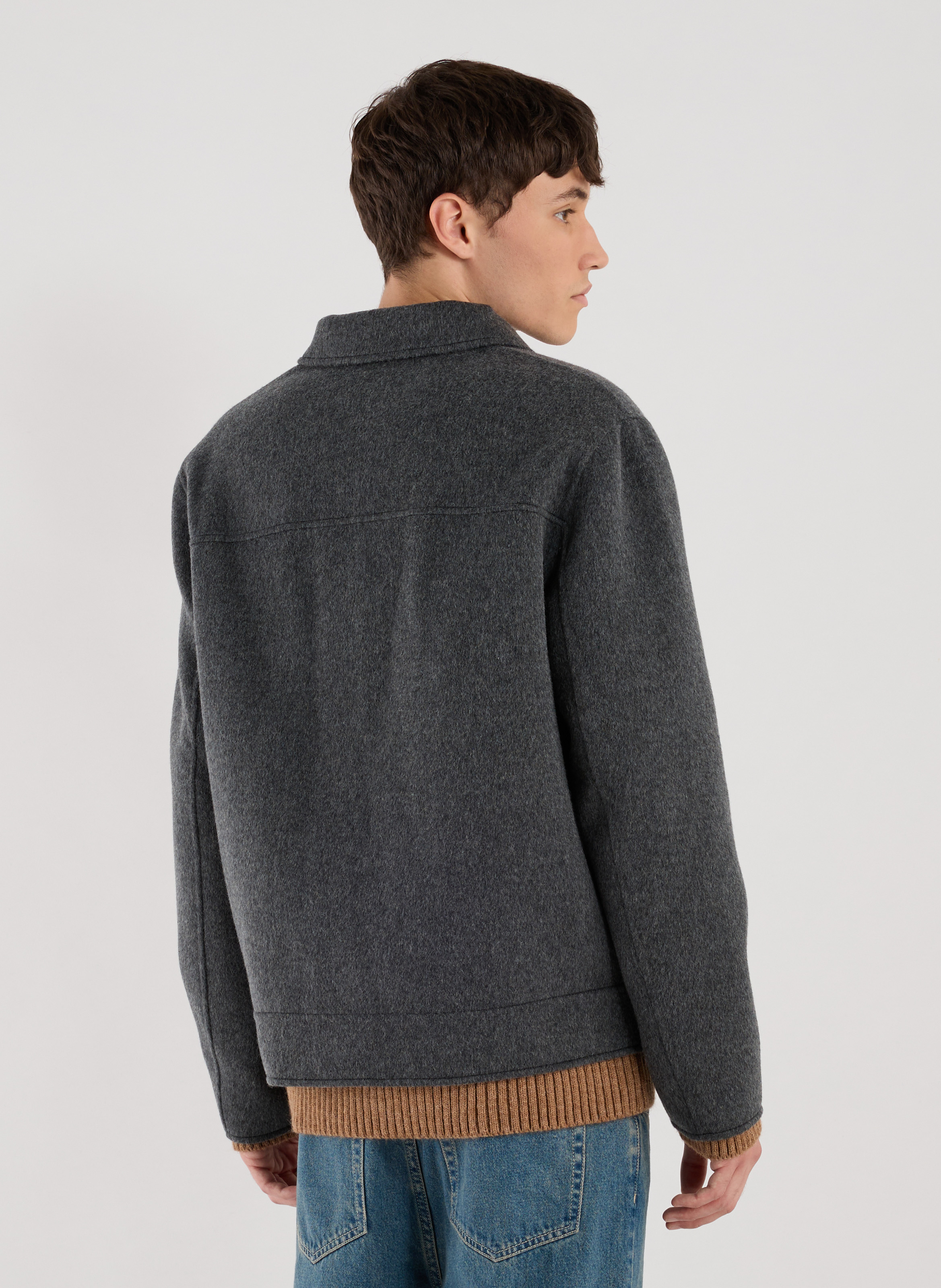 Light wool F Emy jacket SAISON 1865 Grey