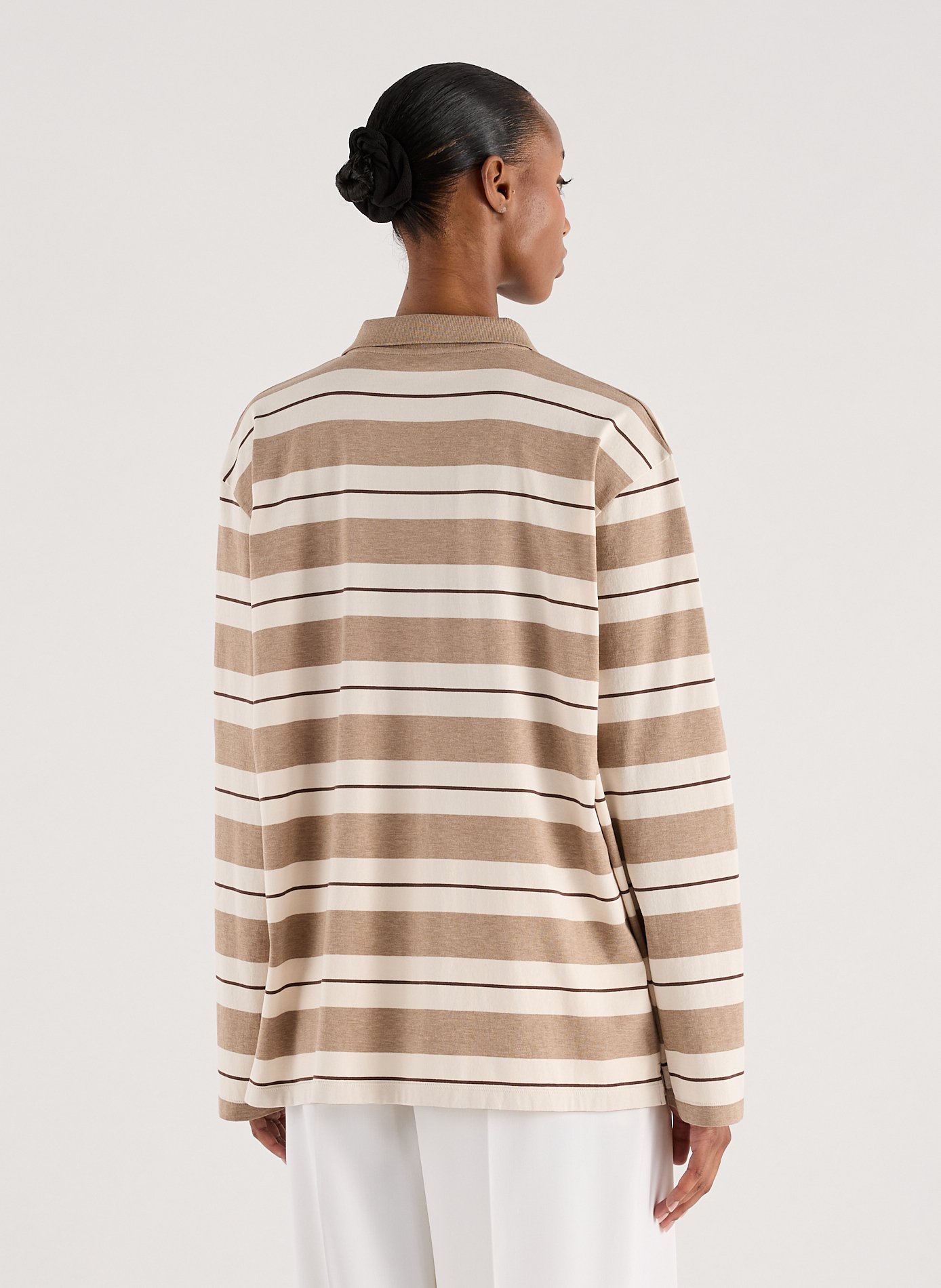 Polo manches longues MIU MIU Multicolore