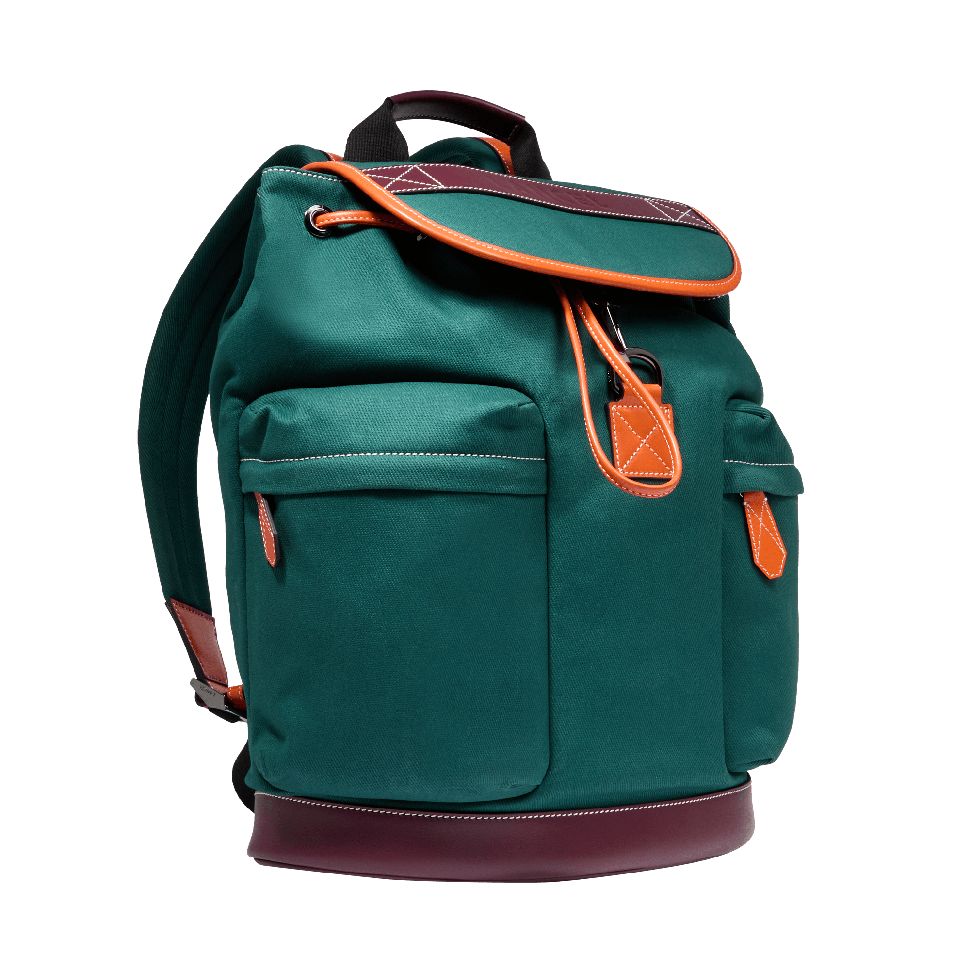 Sac à dos rabat escapade de lancel en cuir LANCEL Vert