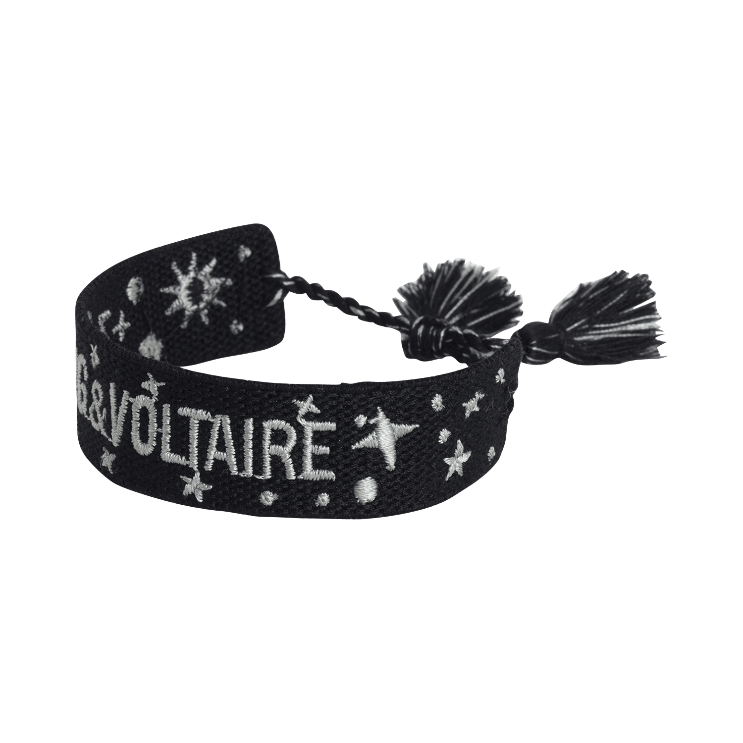Bracelet tissé zadig woven ZADIG&VOLTAIRE Noir
