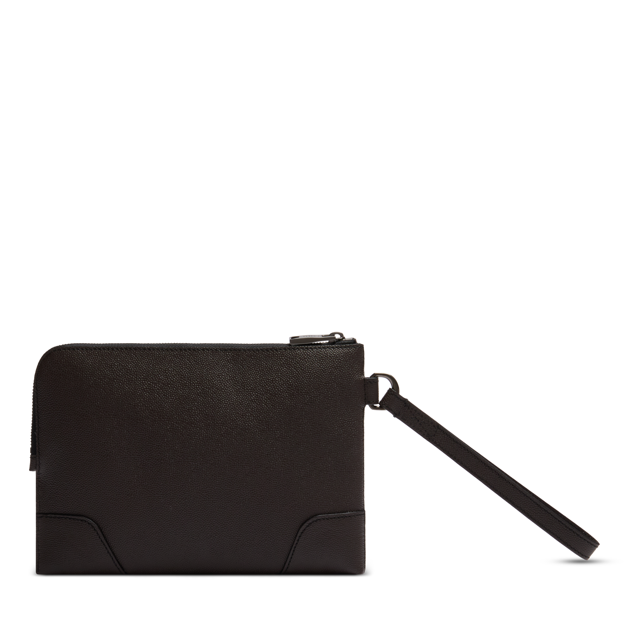 Pochette zippée s charlie de lancel en cuir LANCEL Gris