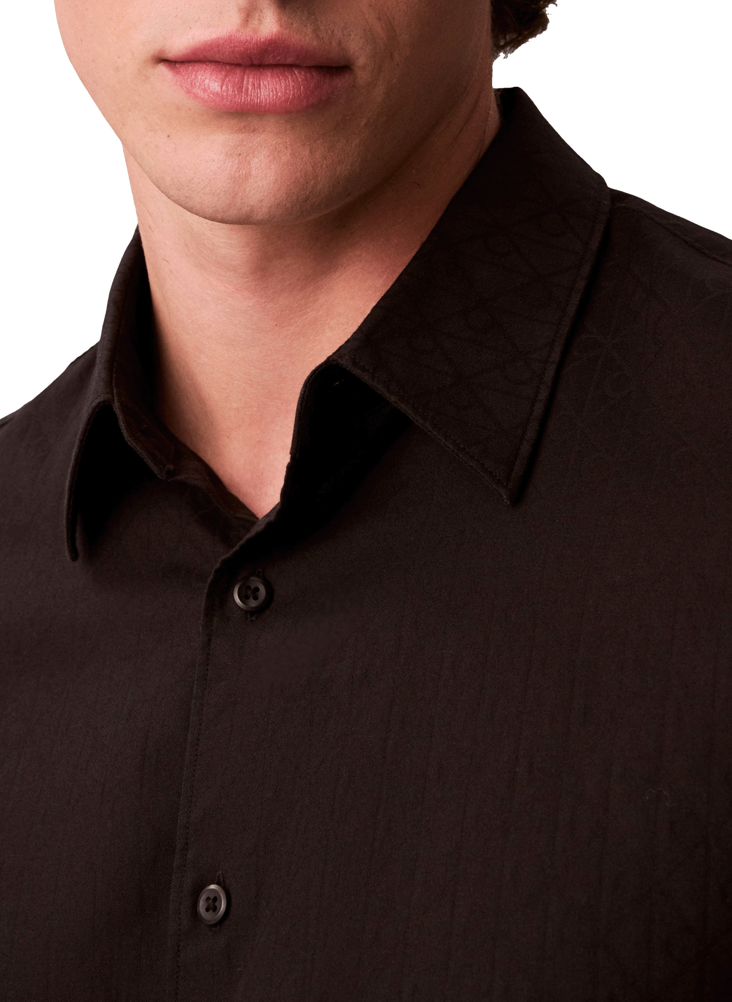 Straight cut cotton Shirt CALVIN KLEIN Black