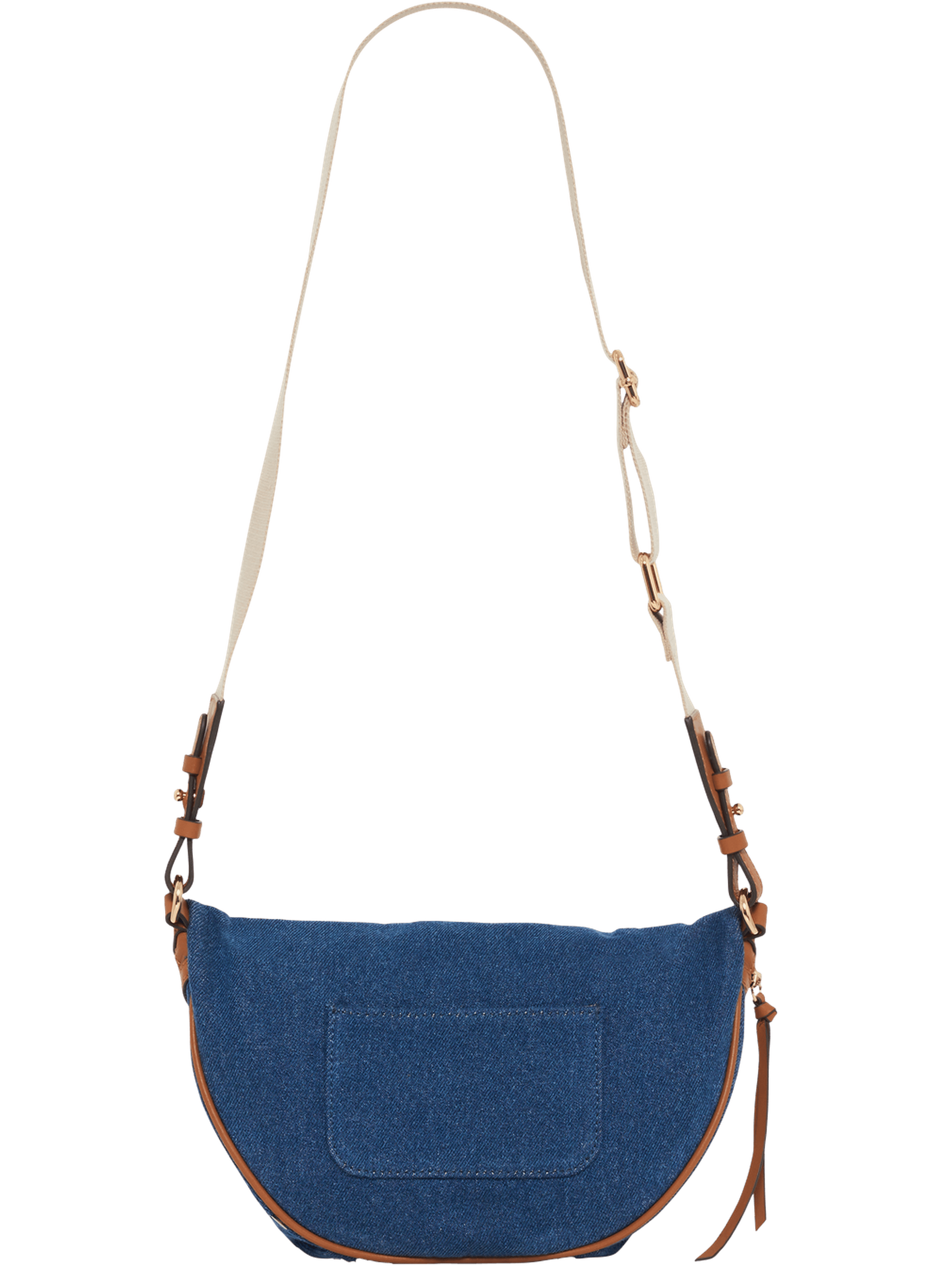 Sac banane en toile léopard - abbie PABLO Bleu