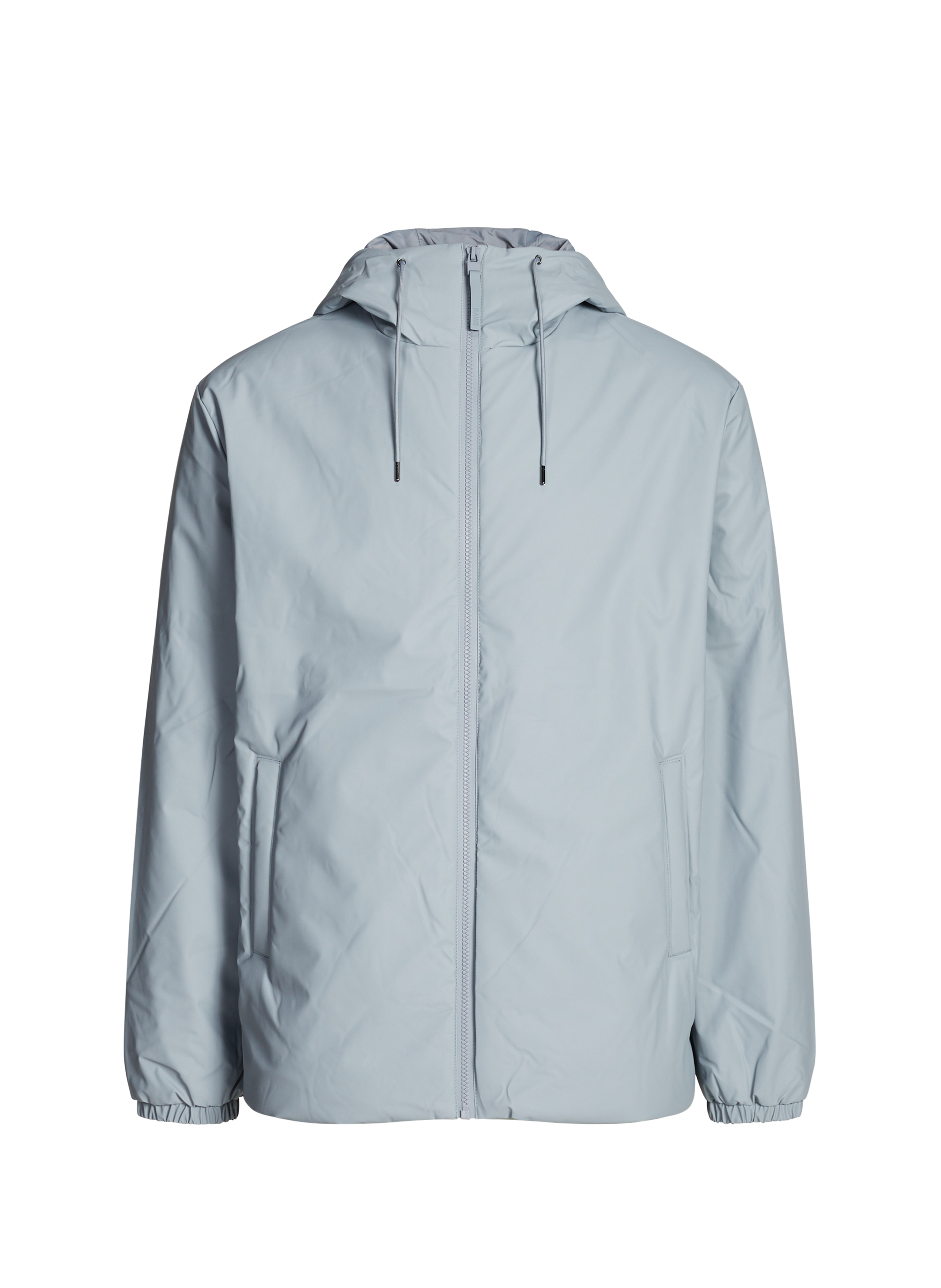 RAINS Parka unie à capuche Bleu