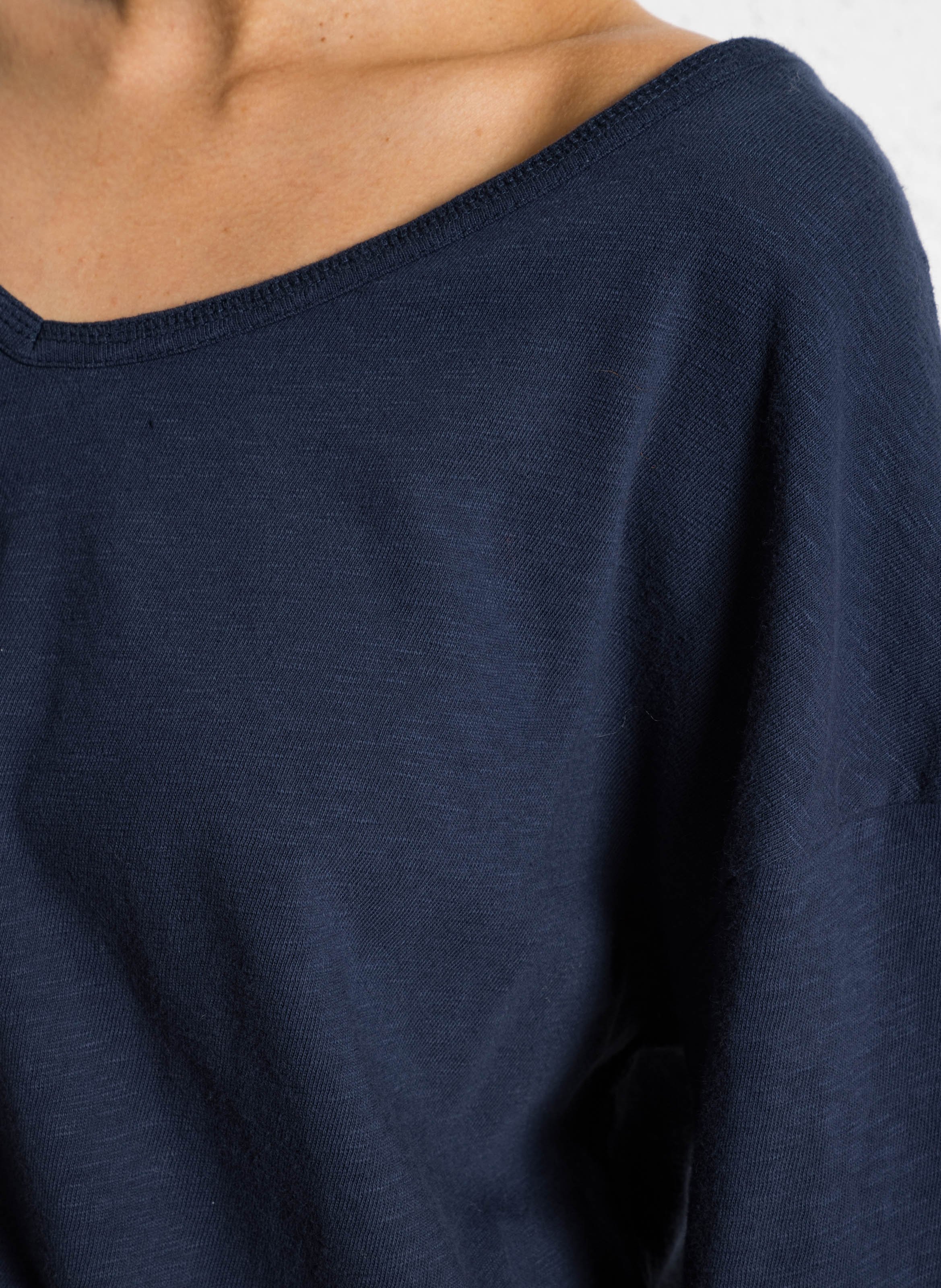 Tee-shirt manches longues en coton sonoma AMERICAN VINTAGE Bleu