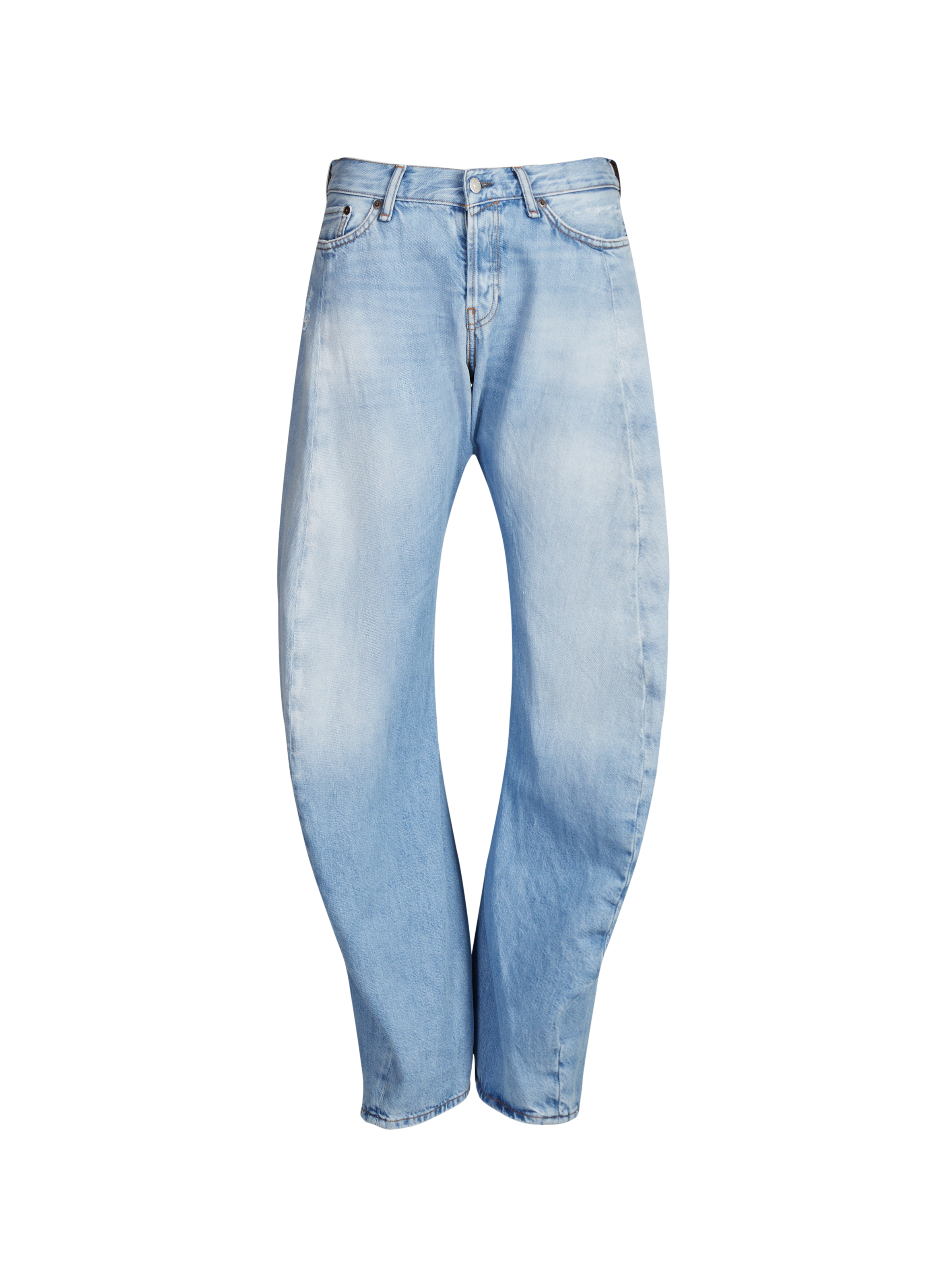Organic cotton washed jeans ACNE STUDIOS Blue