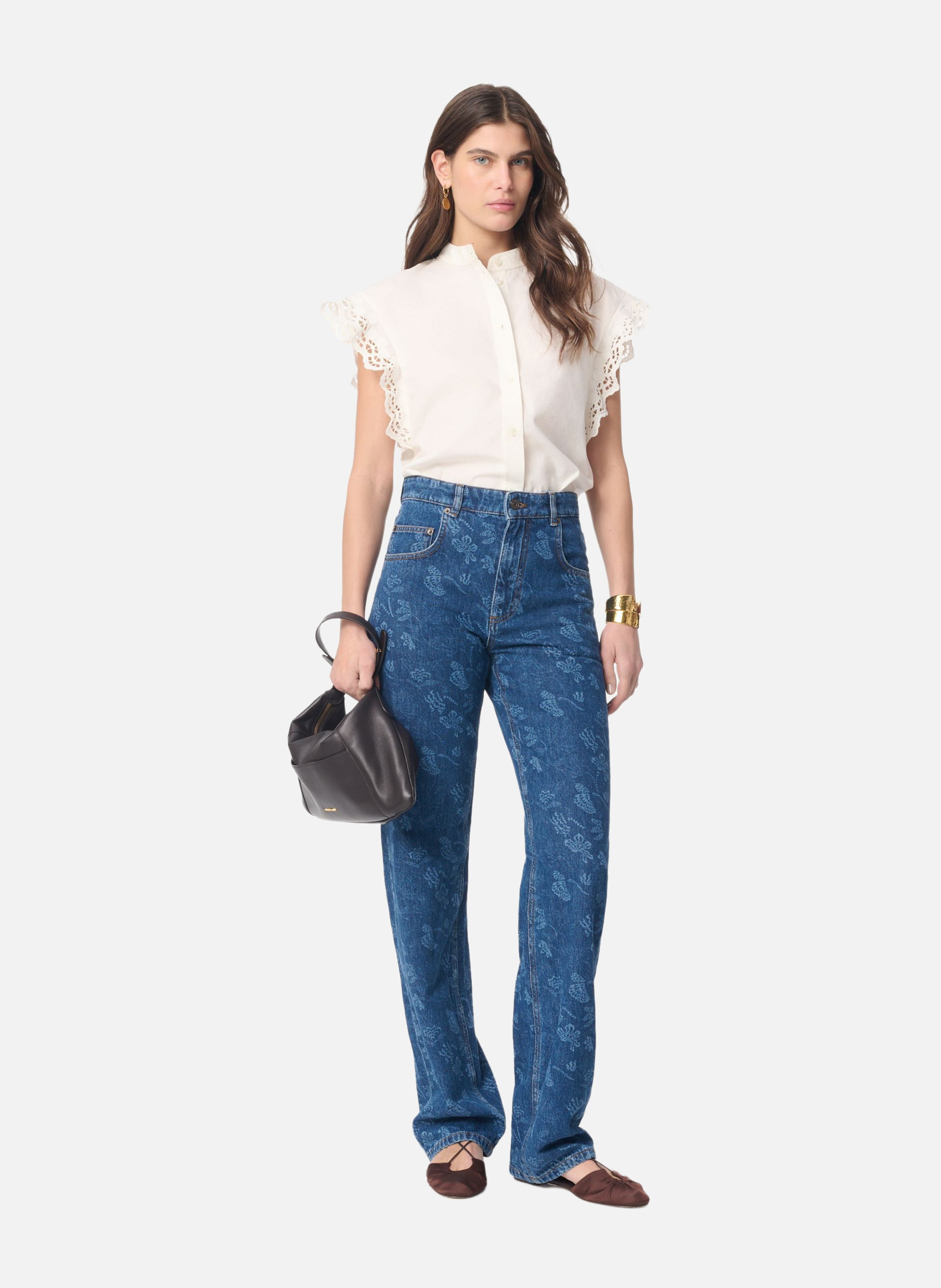 Blouse Gifty VANESSA BRUNO Blanc