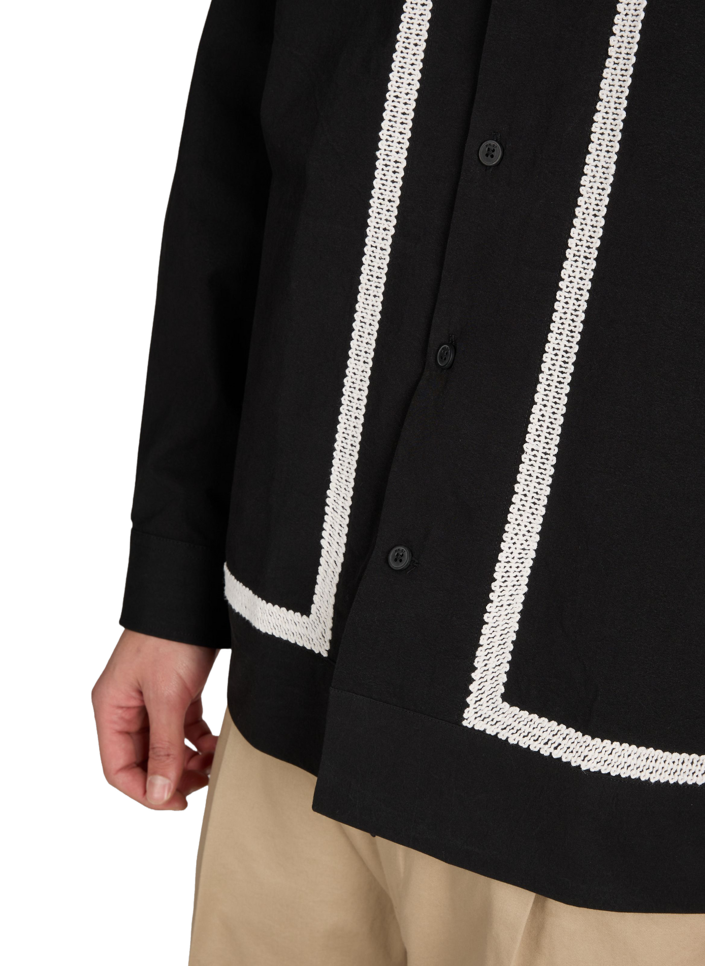 Cotton shirt NN.07 Black