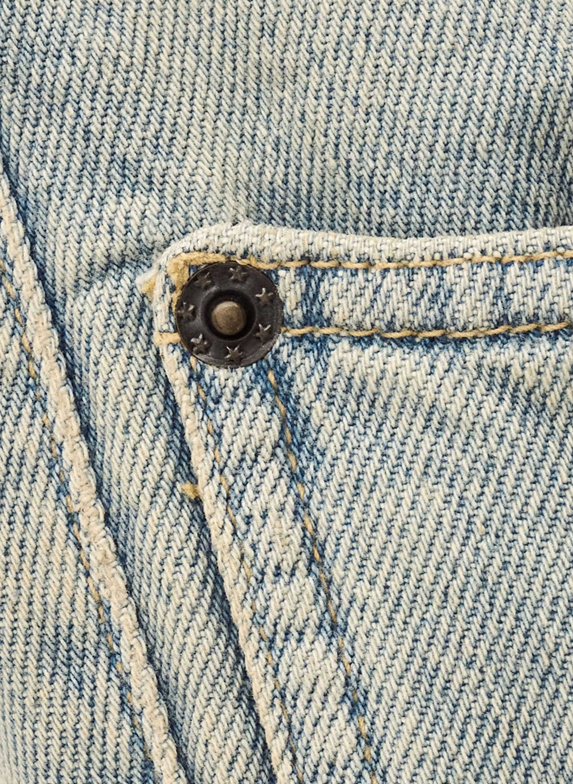 Jean droit taille basse en coton cenos BA&SH Bleu