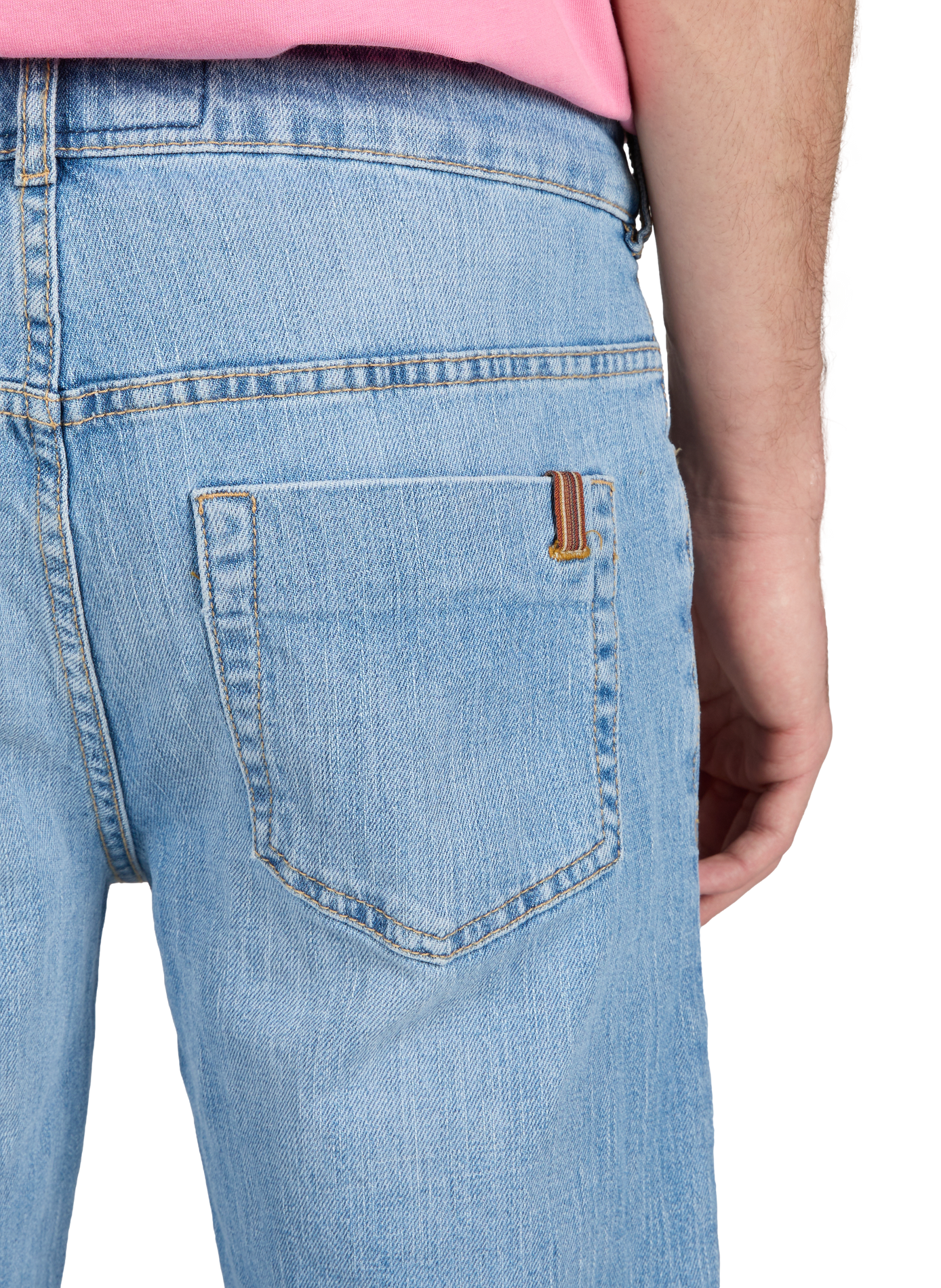 Straight leg cotton denim jeans NOTIFY Blue