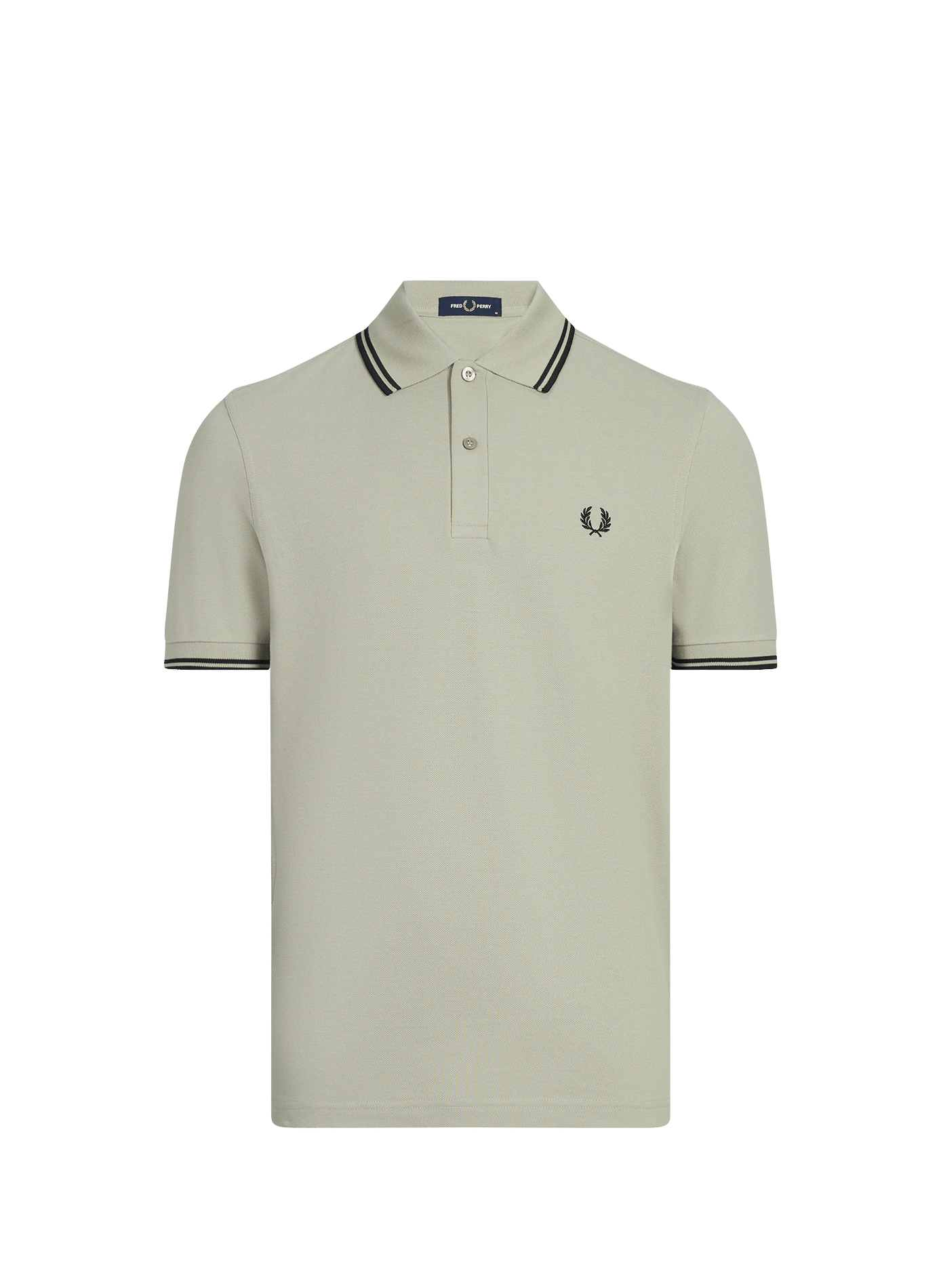 Polo à manches courtes en coton FRED PERRY Vert