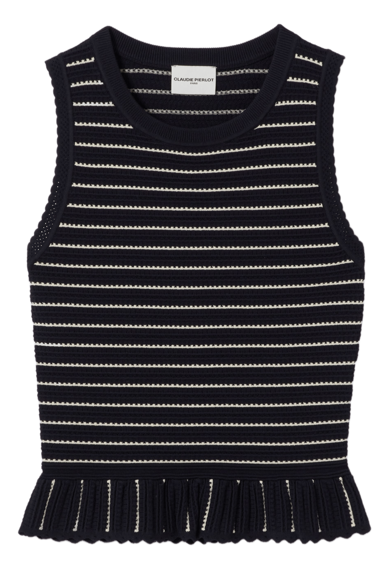 Top en maille ajusté CLAUDIE PIERLOT Multicolore