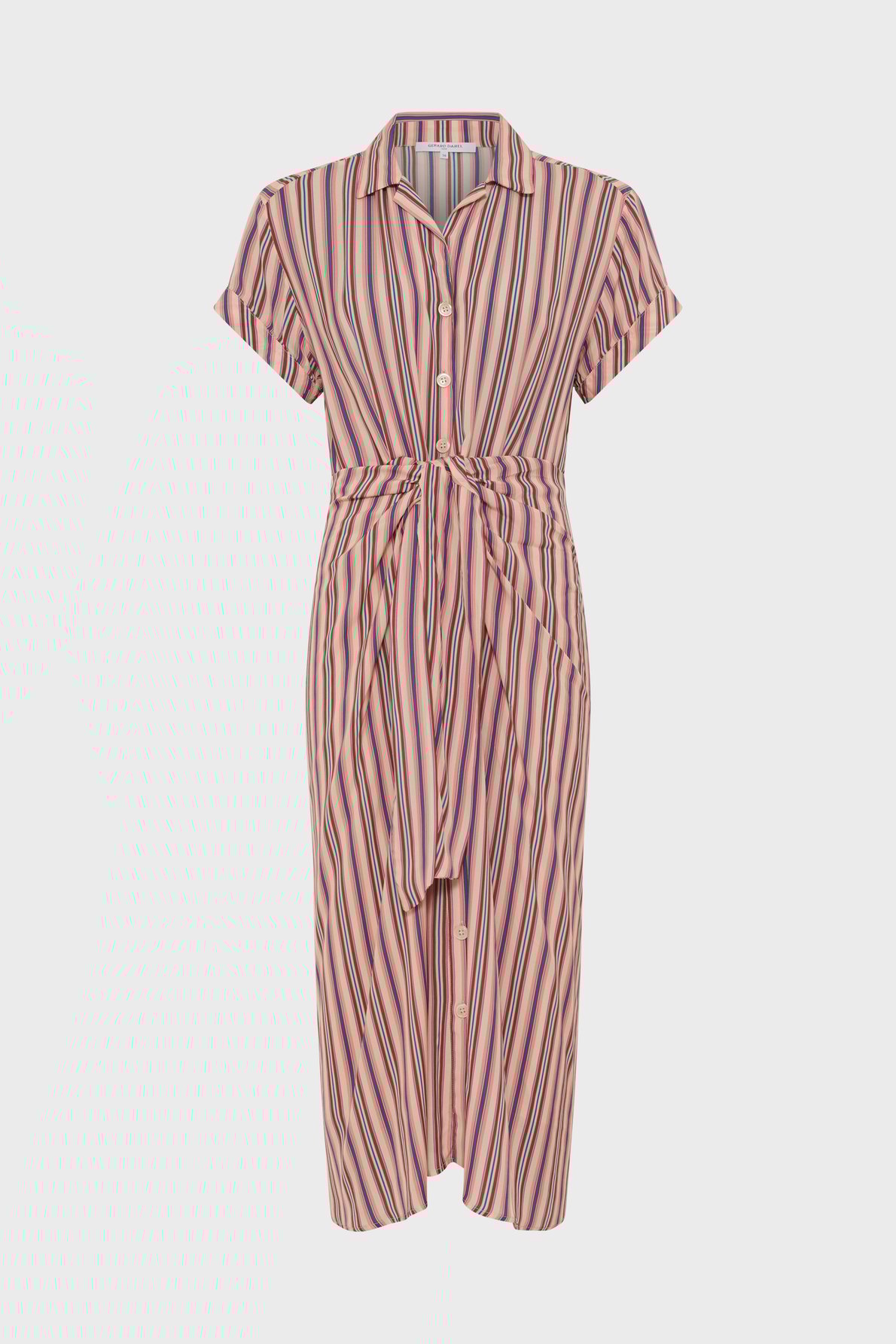 Robe chemise cintrée à rayures - raena GERARD DAREL Multicolore