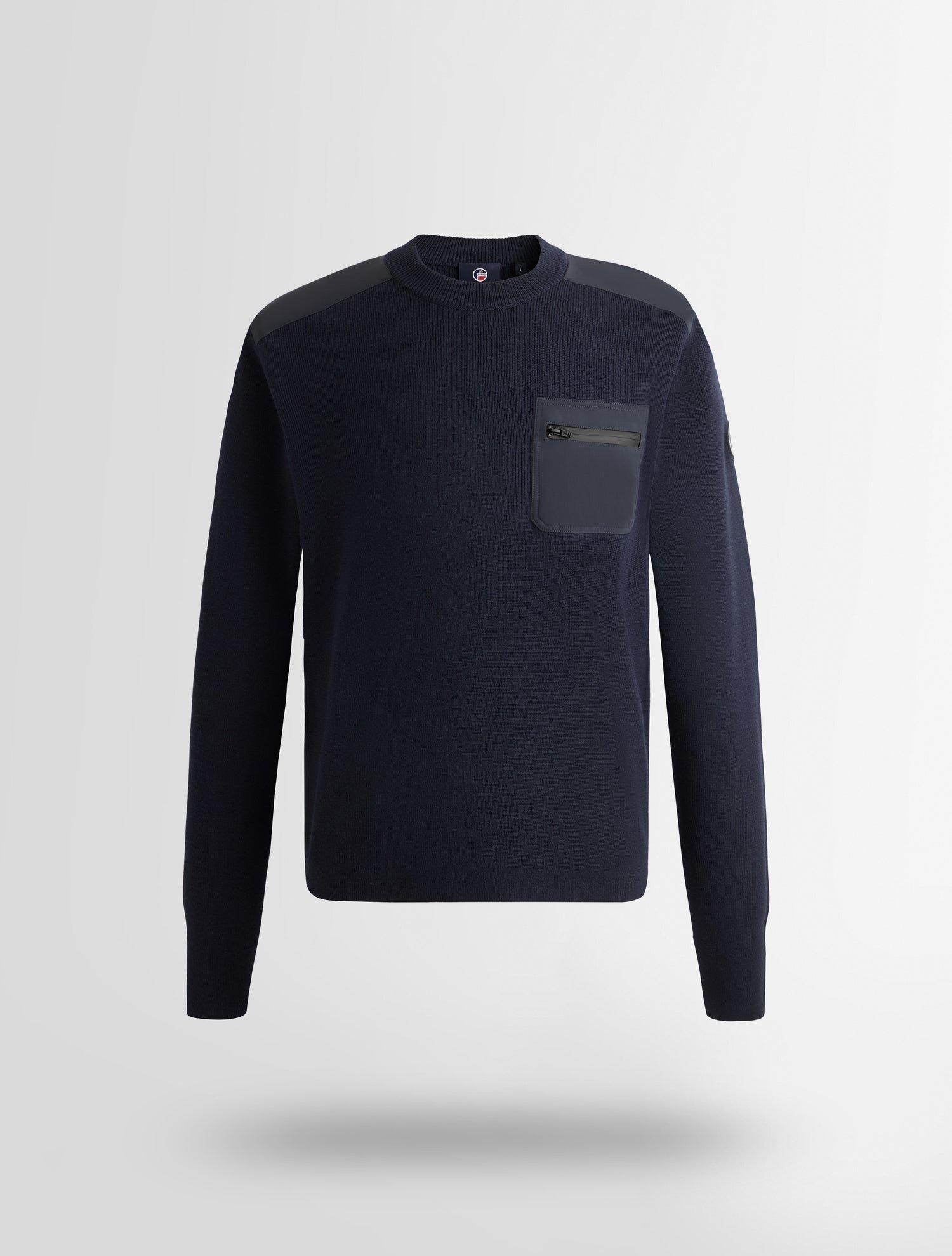 Pull tevan col rond coupe regular FUSALP Bleu