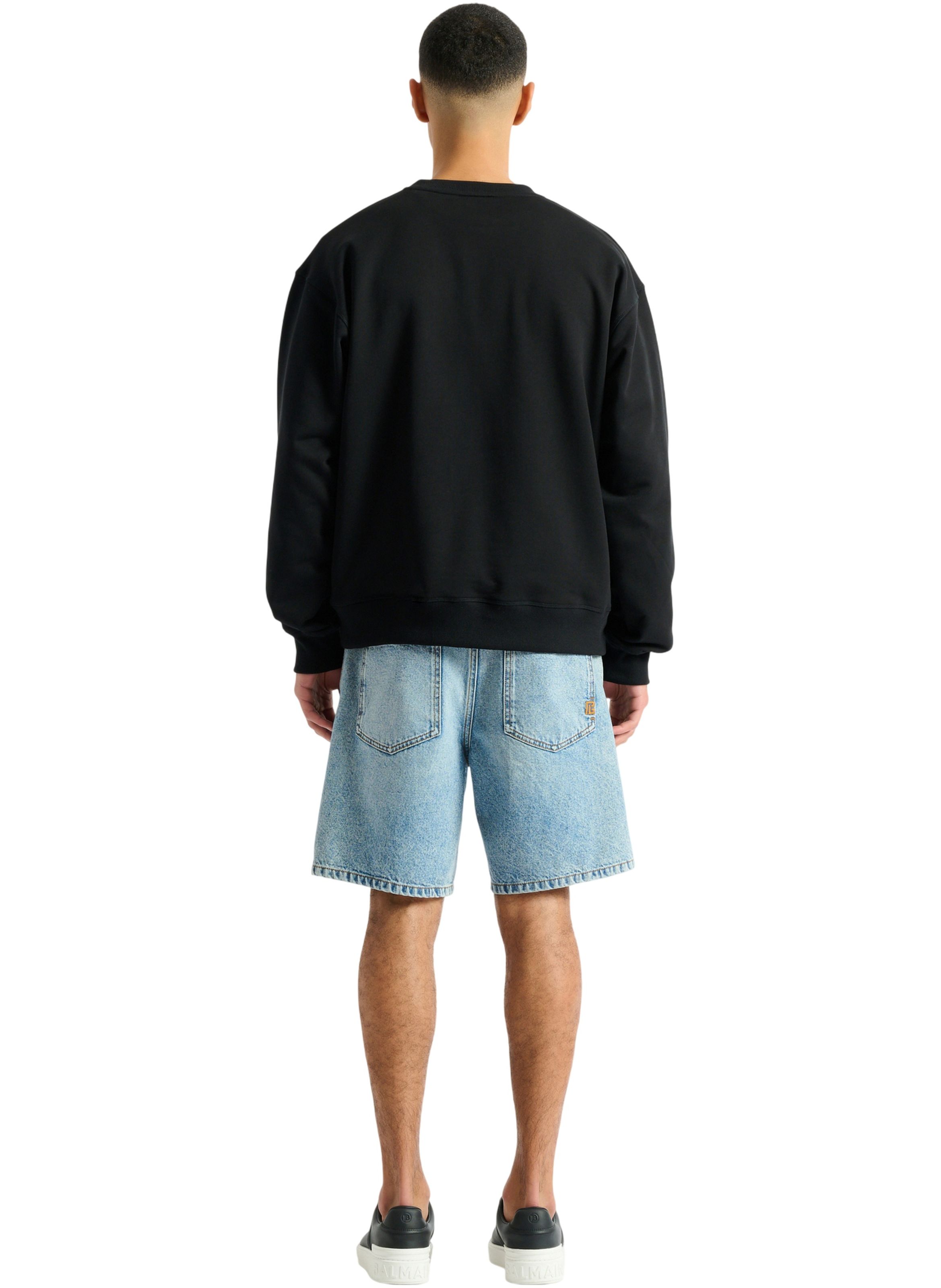 Sweat-shirt balmain vine imprimé BALMAIN Noir