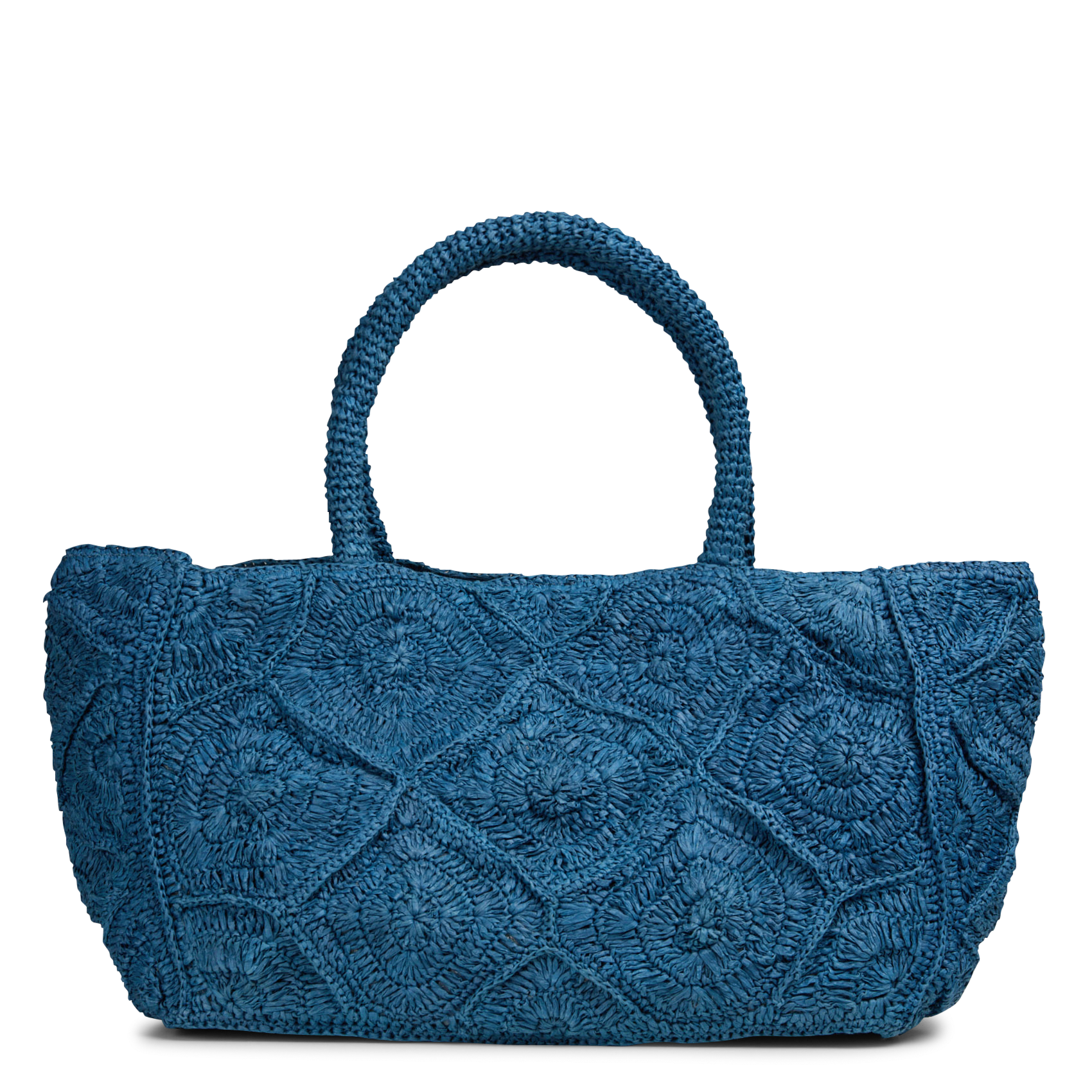 Cabas en raphia marlon MAISON 123 Bleu