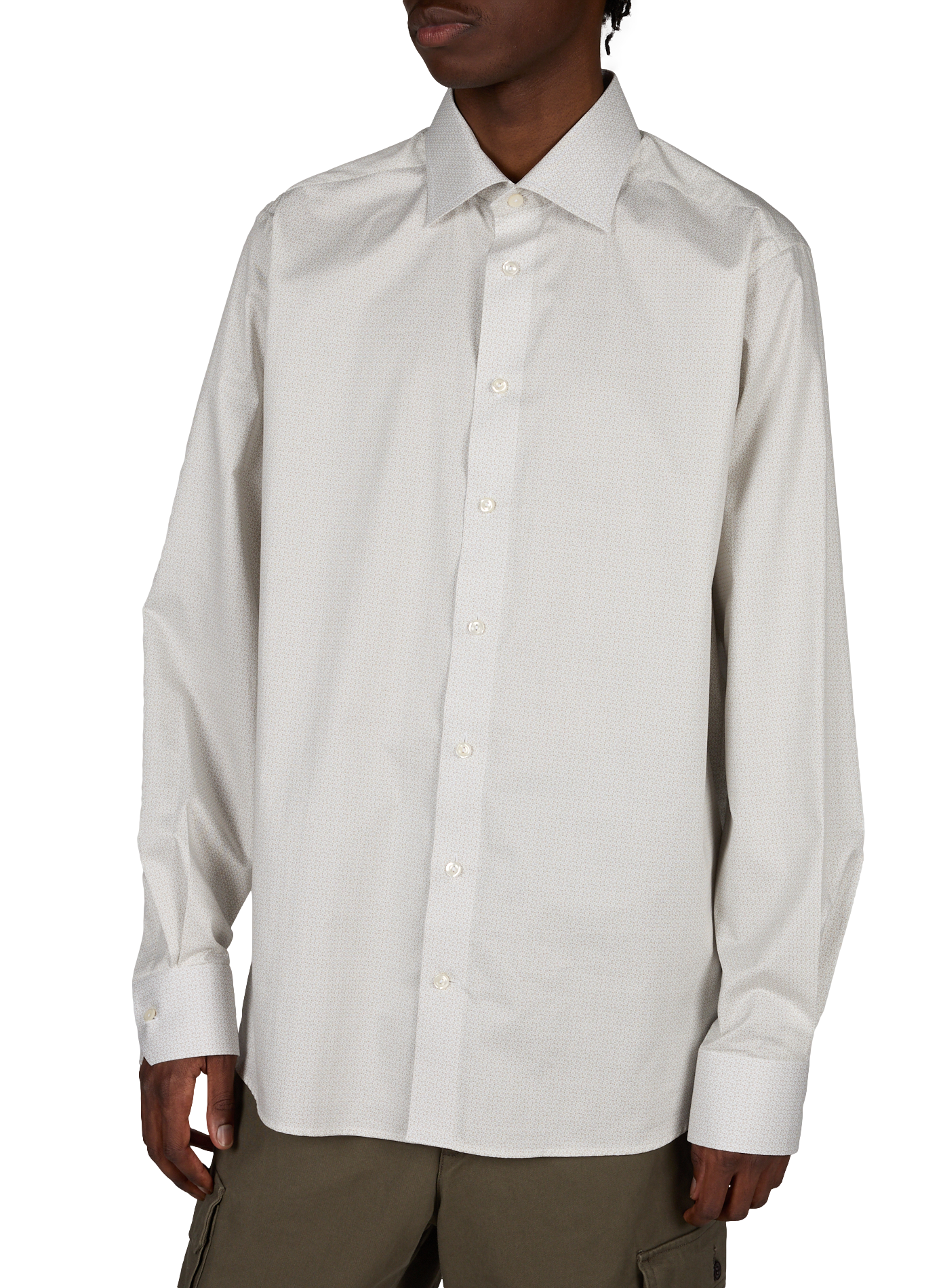 Patterned cotton shirt  ETON Beige