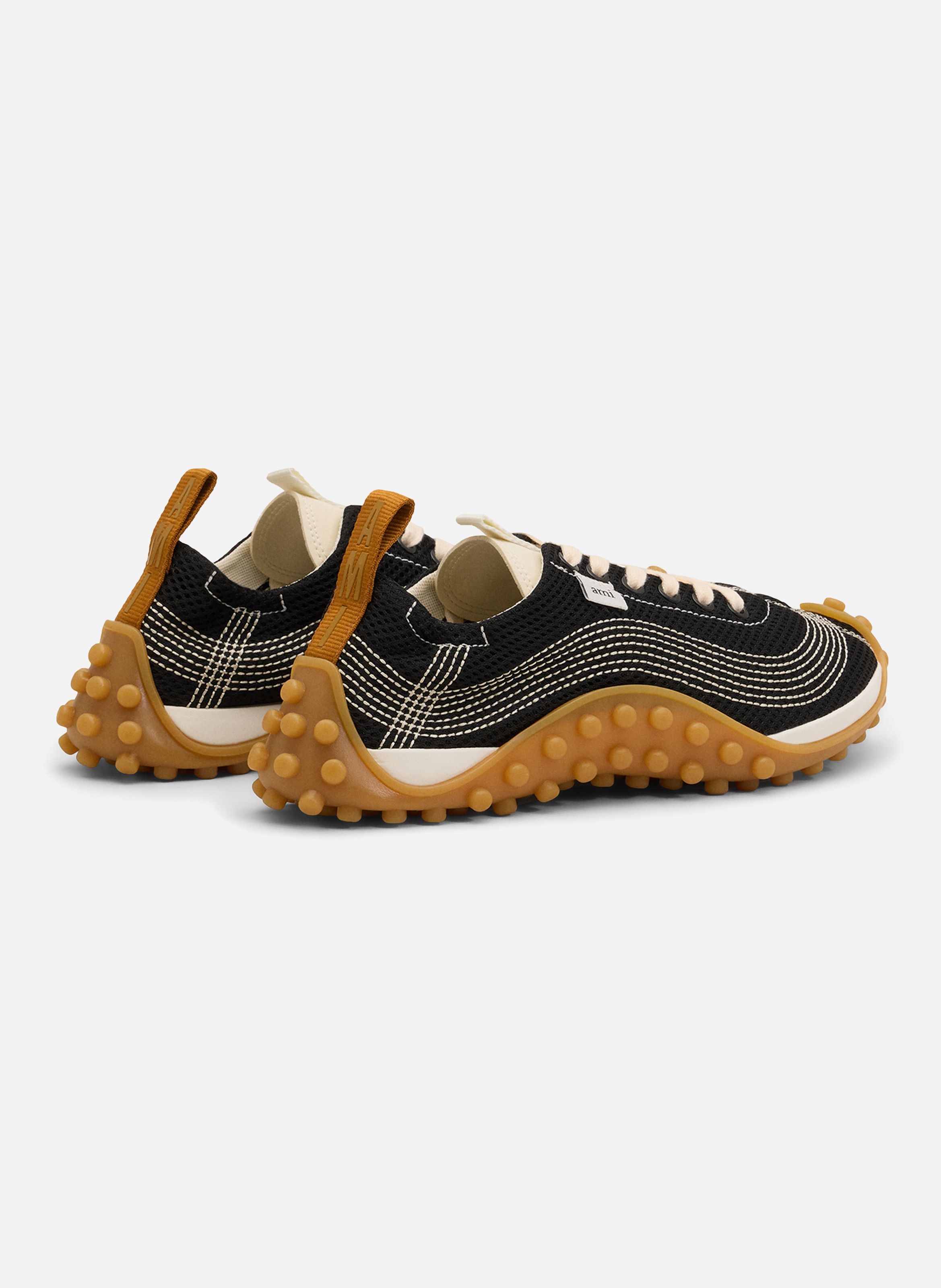 Sneakers mirage unisexes en mesh AMI PARIS Noir