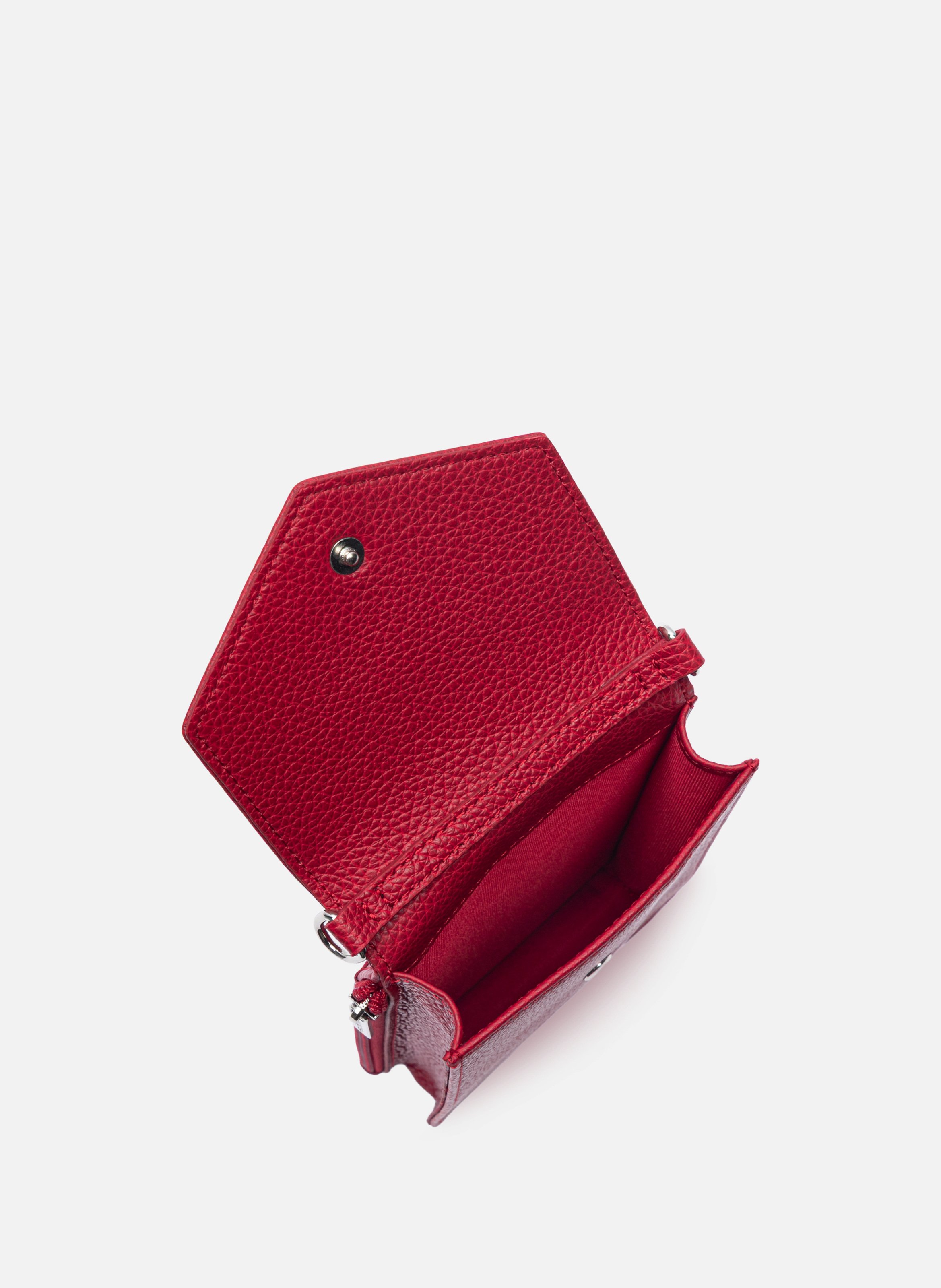 Pochette smartphone - foulonné pm LANCASTER Rouge