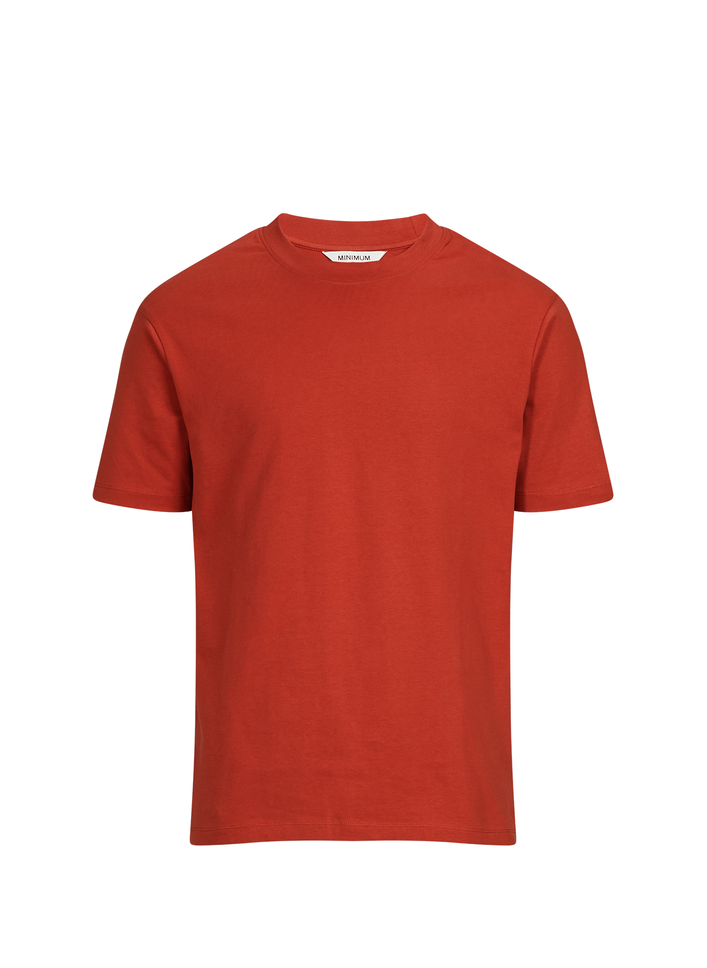Short-sleeve Aarhus organic cotton t-shirt MINIMUM Red