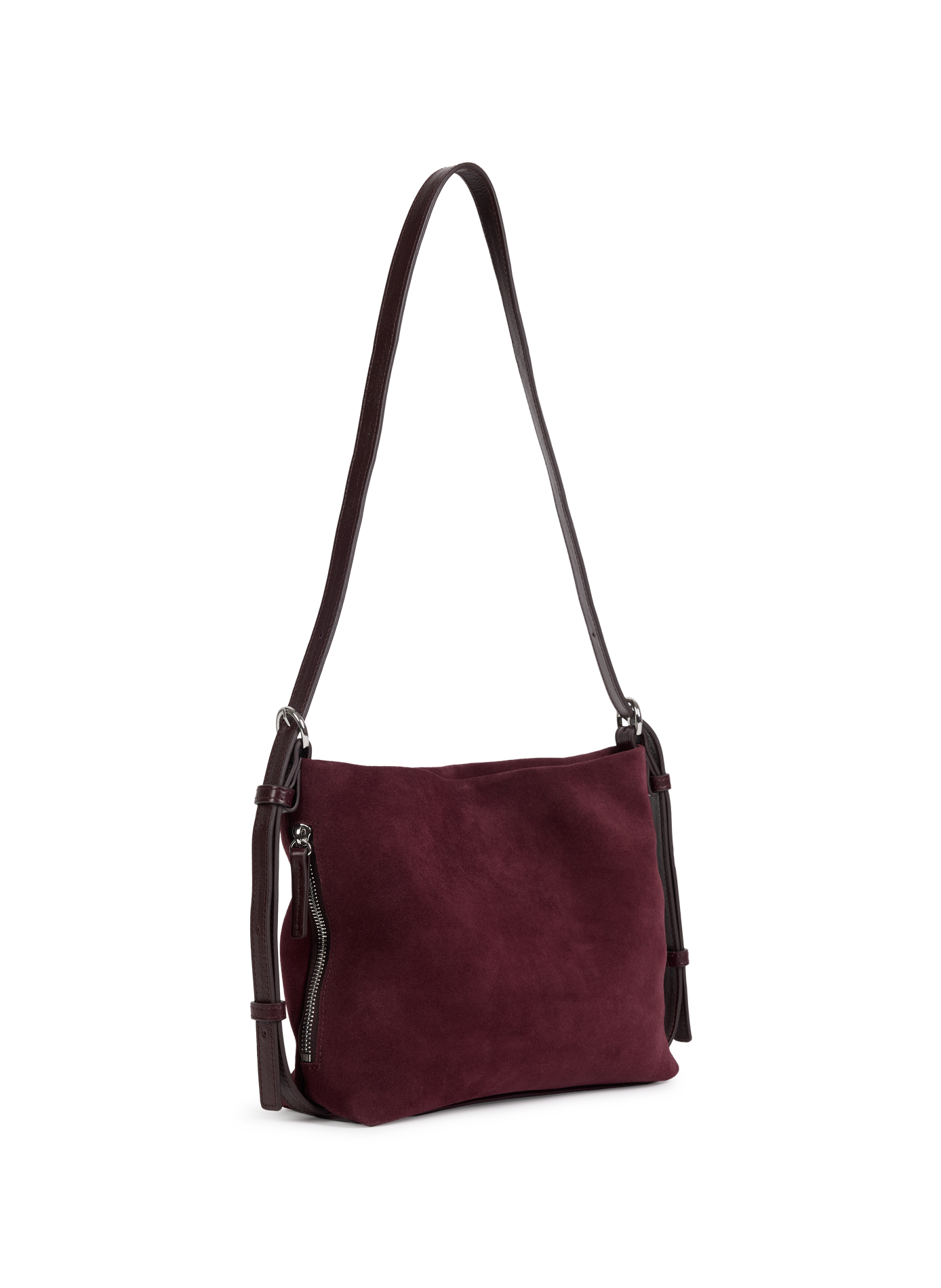 Sac porté épaule en cuir NAT & NIN Violet