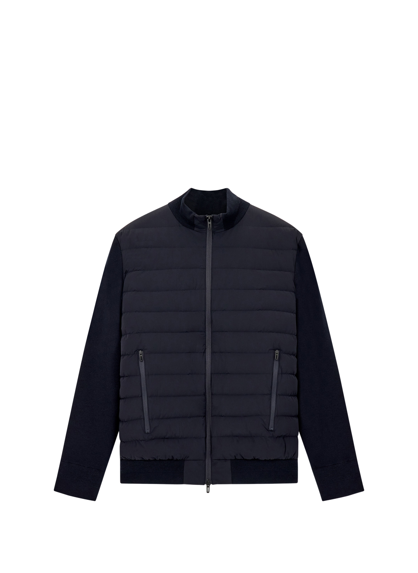 High collar down jacket EMPORIO ARMANI Blue