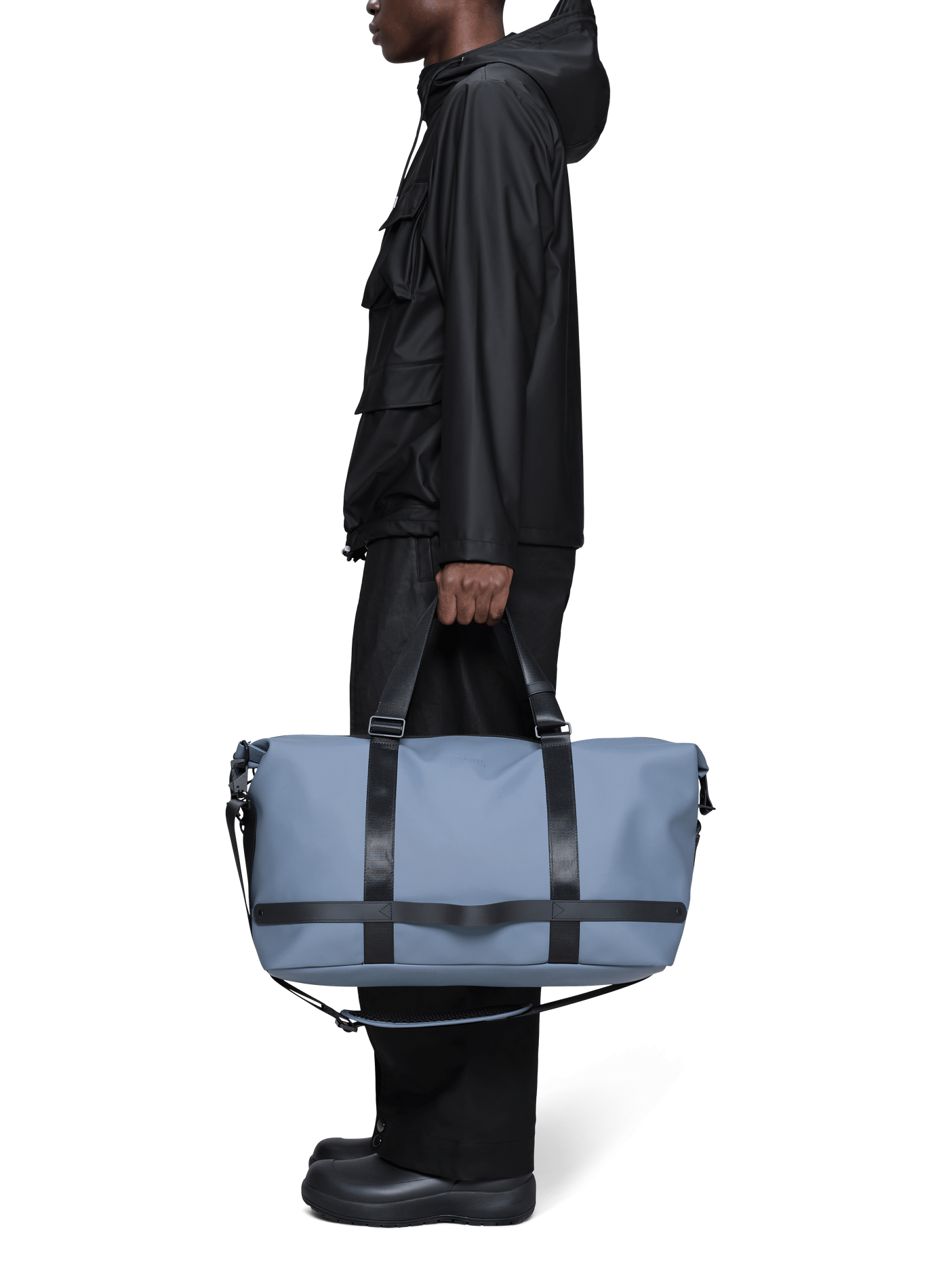 Wasserdichte OTG Wochenendtasche RAINS Blau