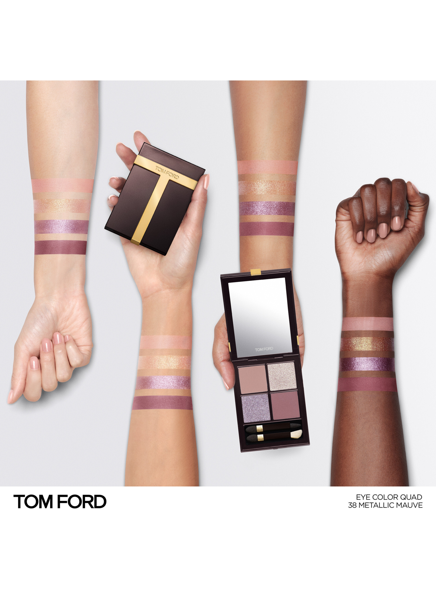 Oogschaduwpalet met poeder TOM FORD 38 - metallic mauve