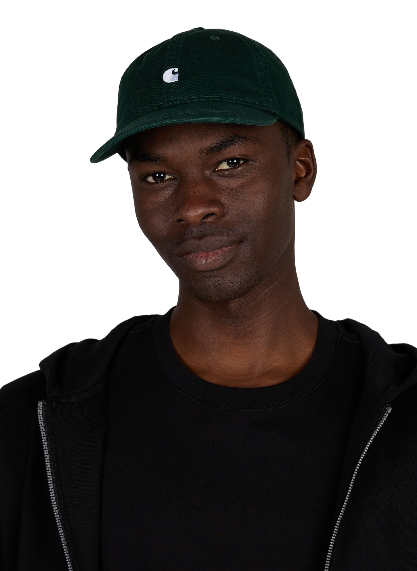 Geborduurde katoenen pet CARHARTT WIP Groen