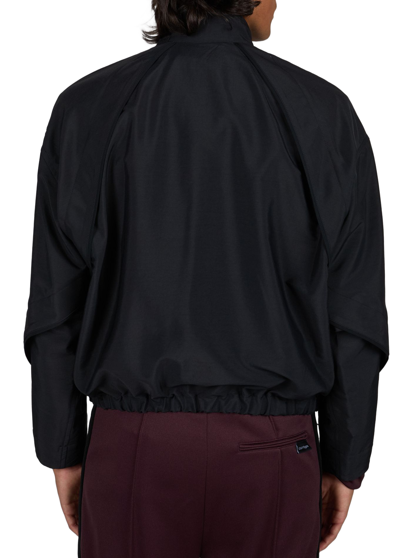 Solid high-neck jacket ISSEY MIYAKE Black