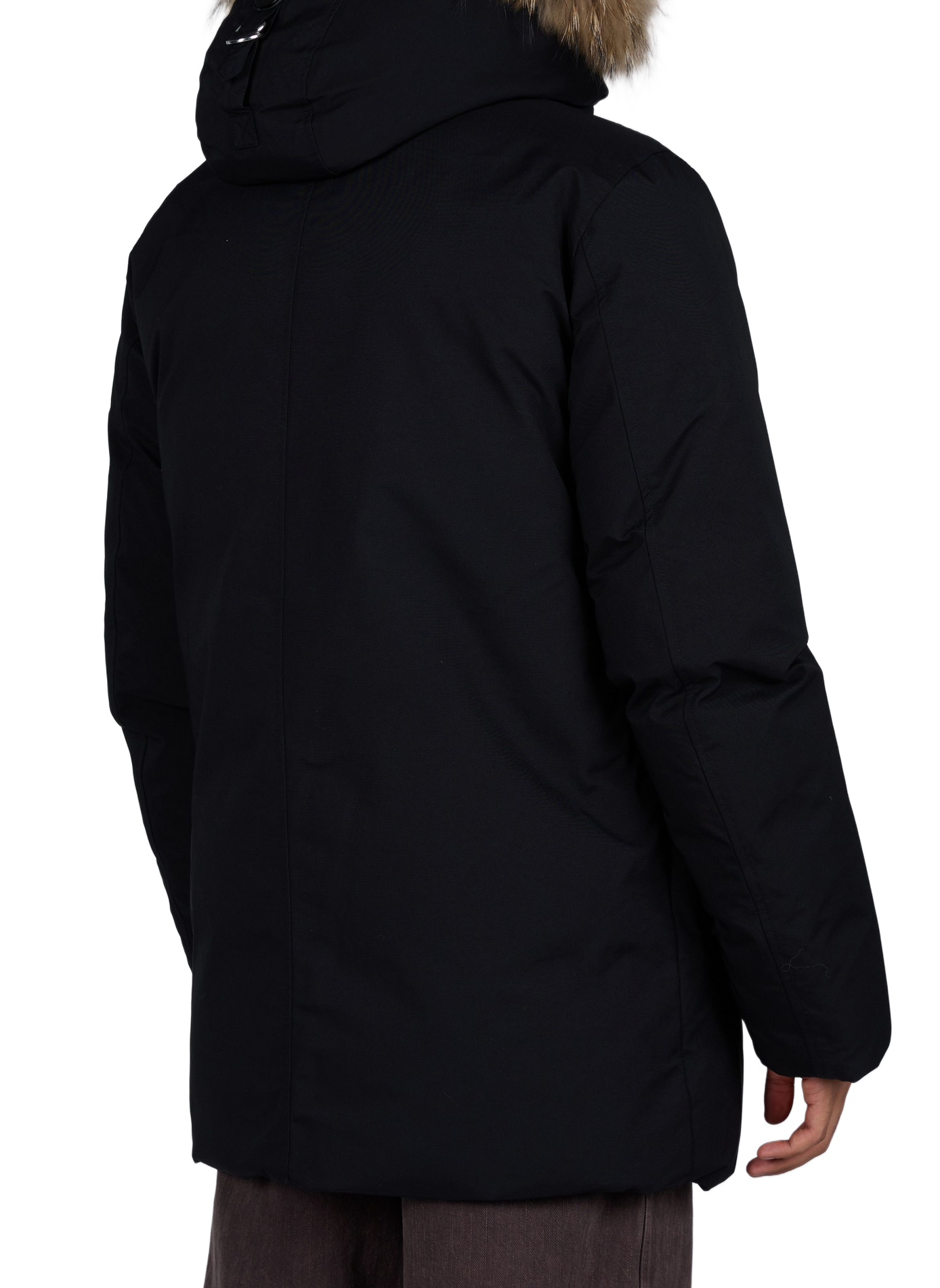 Daunenjacke mit Kapuze und Pelz MACKAGE Schwarz