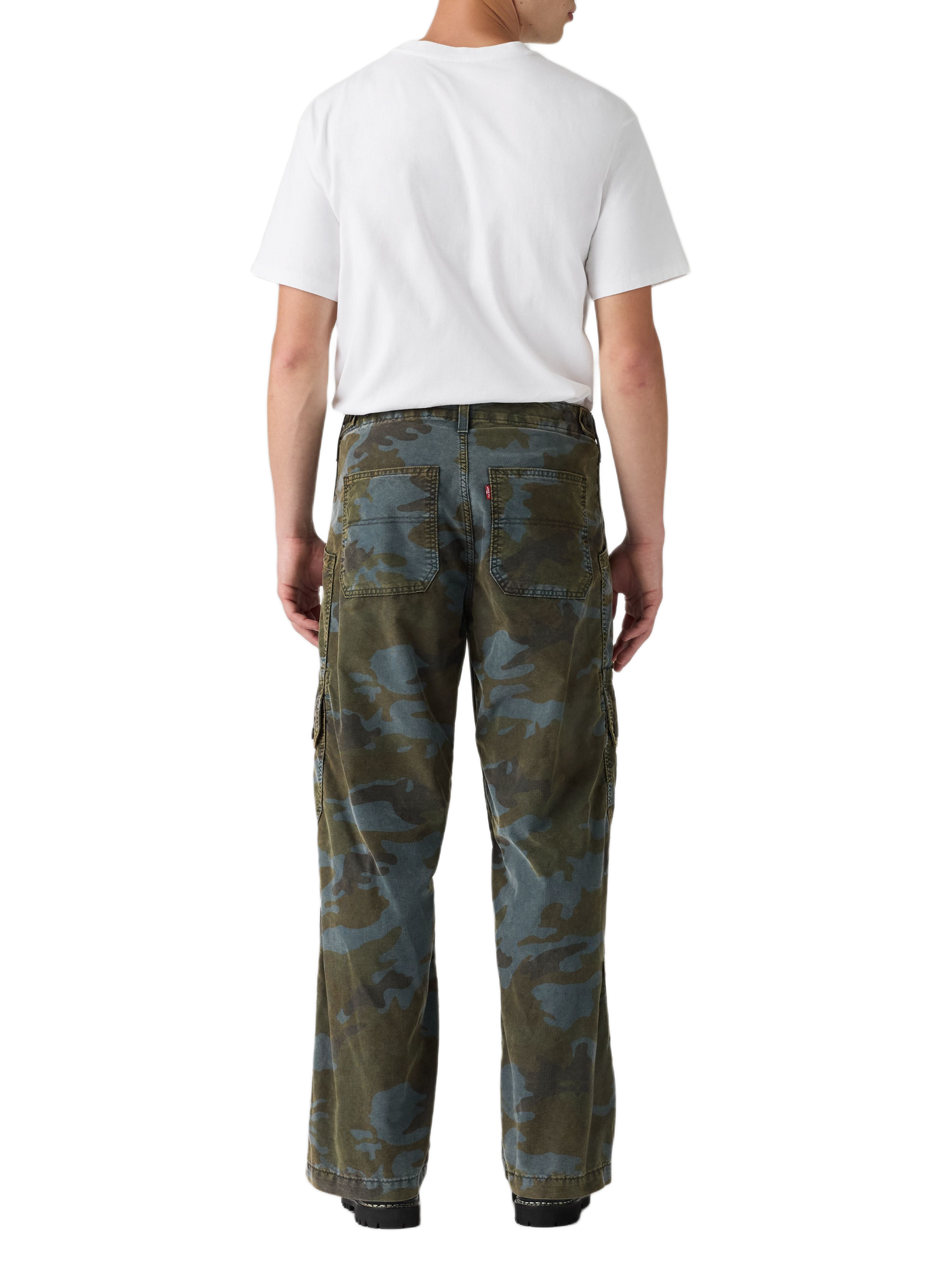 Weite Hose aus Baumwollmischung mit Print LEVI'S Grun