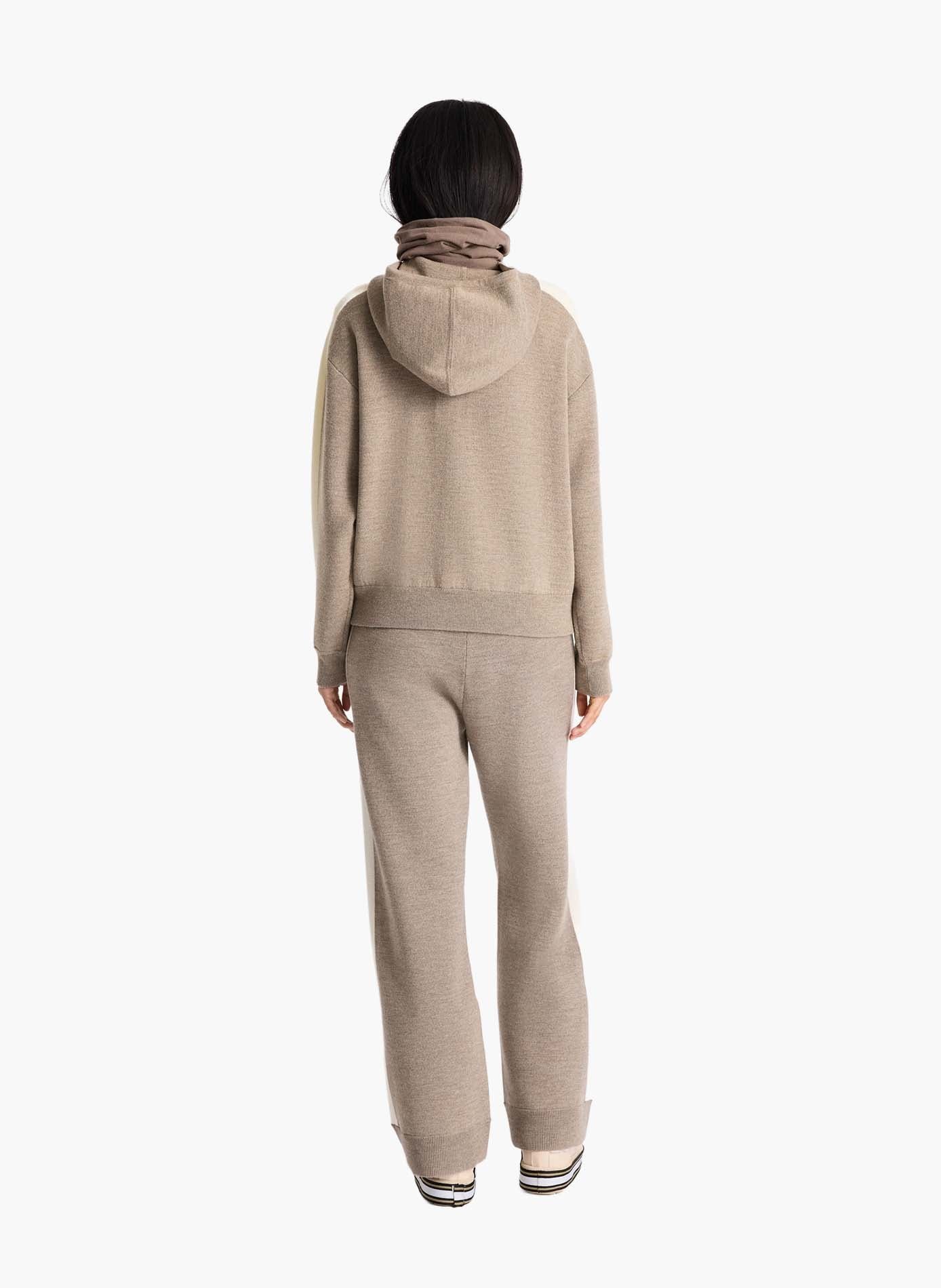 Veste nymira zip up col capuche coupe regular FUSALP Beige