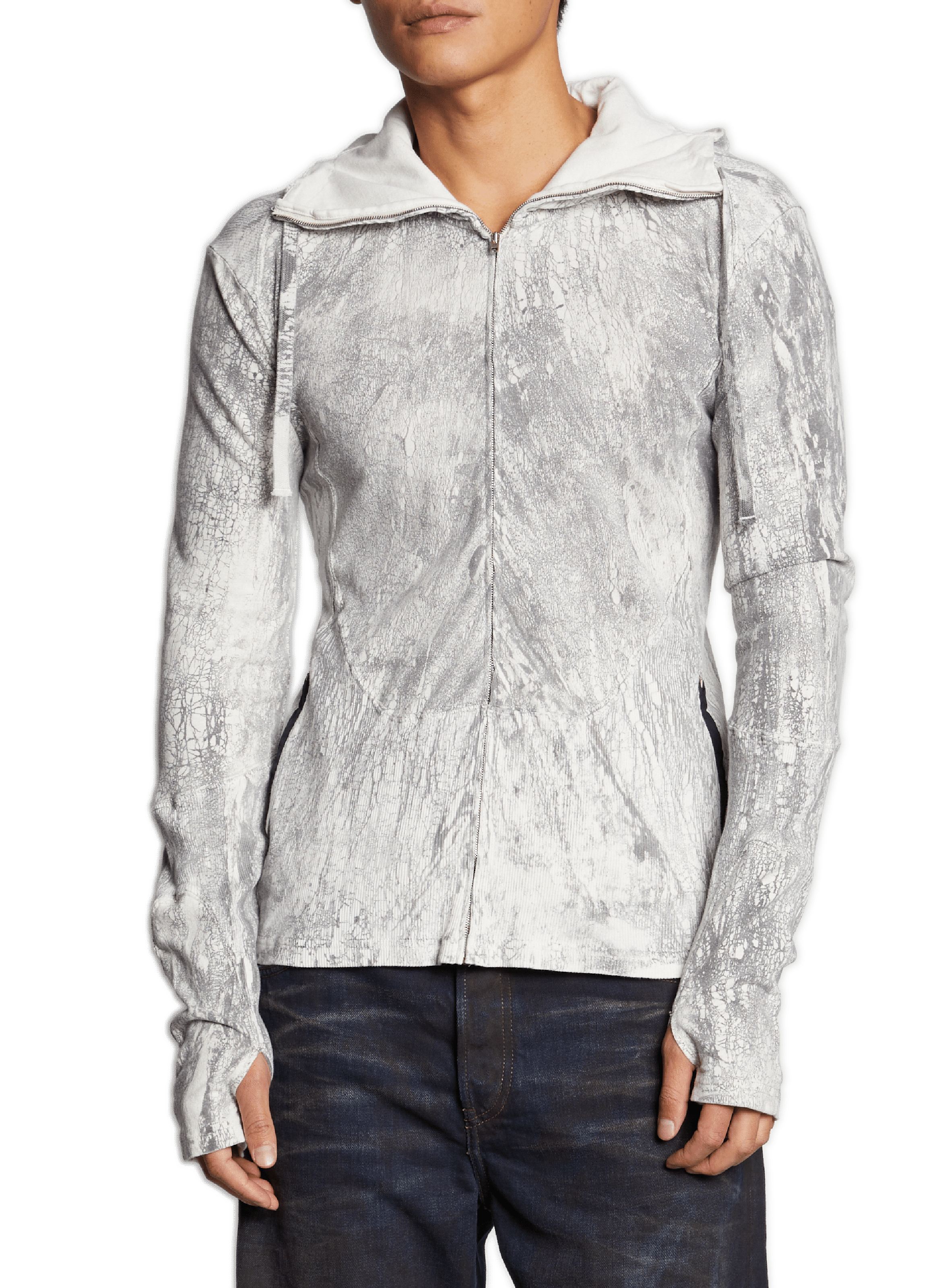 Gilet mit Craquelé-Effekt ACNE STUDIOS Grau