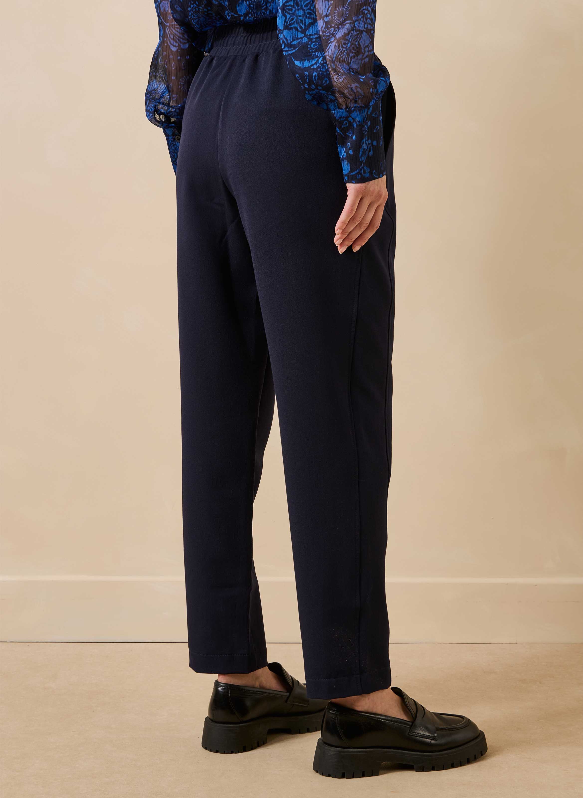 Broek met wortelsnit uni LA FEE MARABOUTEE Blauw
