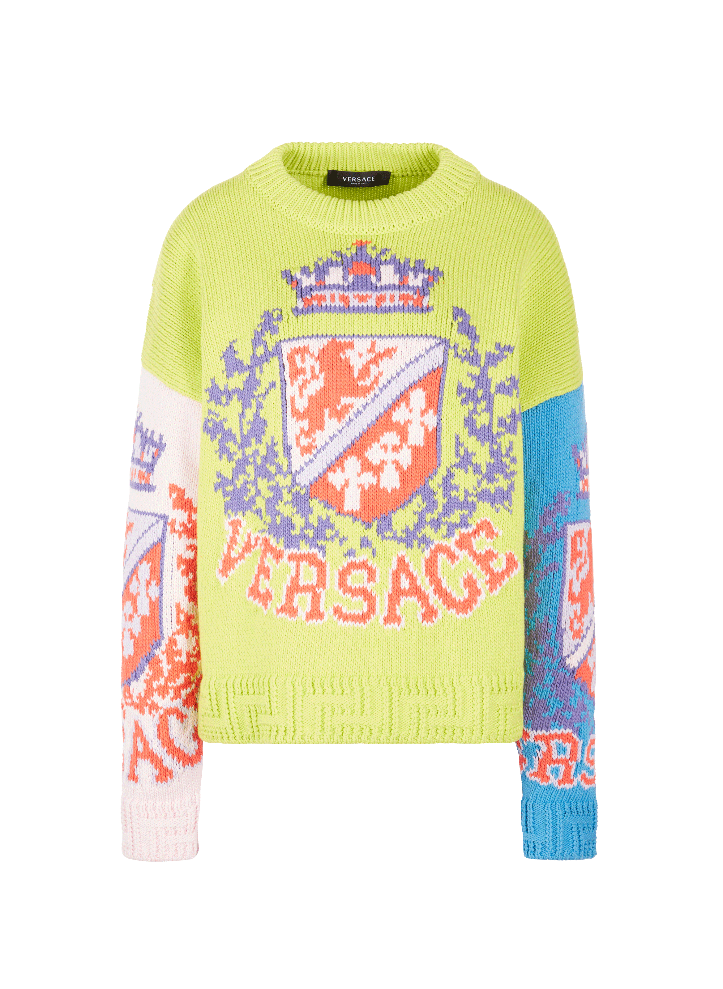 Pull à logo en coton