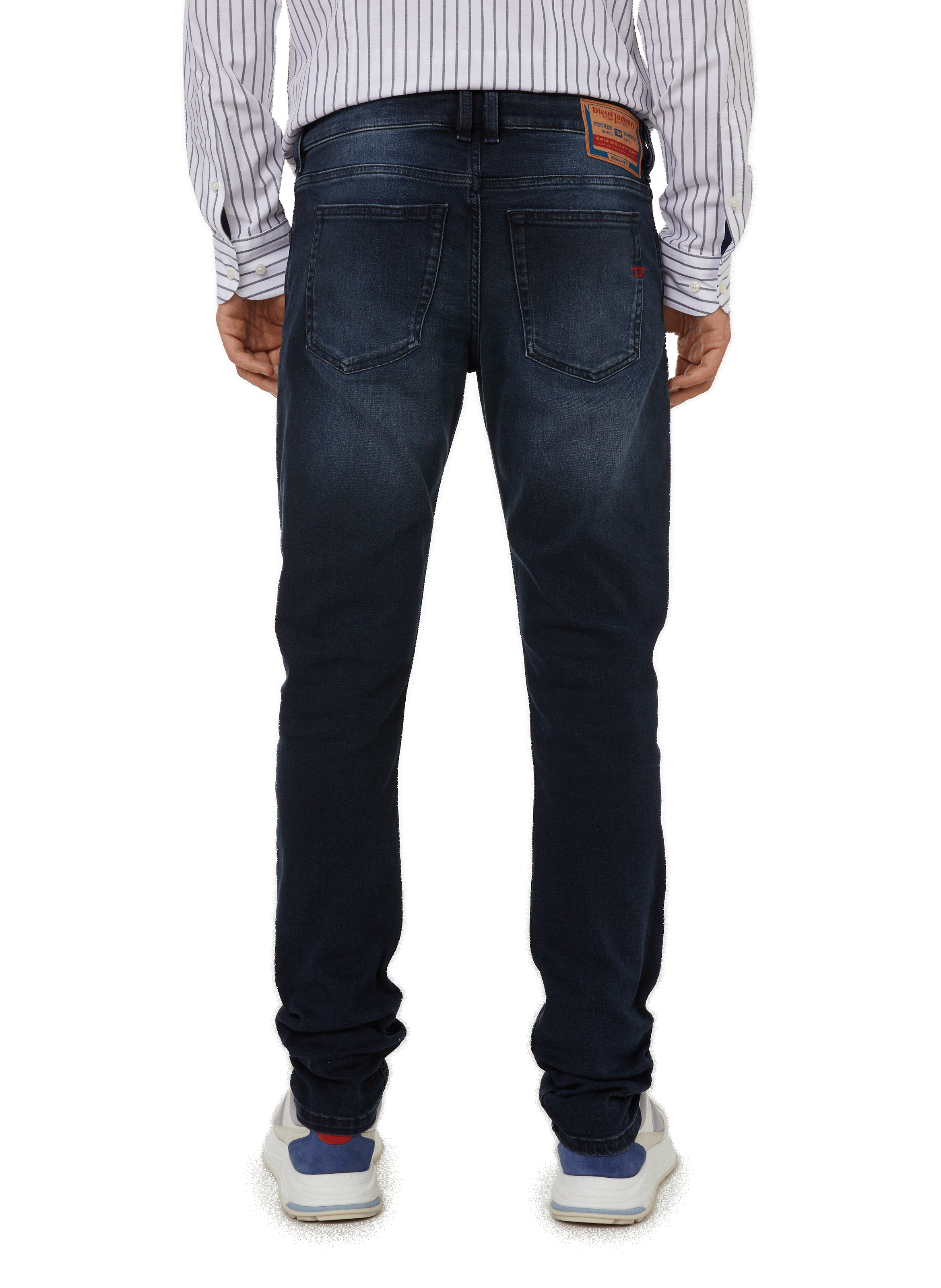 Jean skinny en coton stretch DIESEL Bleu