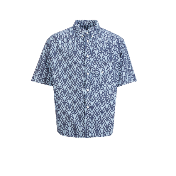 Kenzo Patterned Shirt In Blue