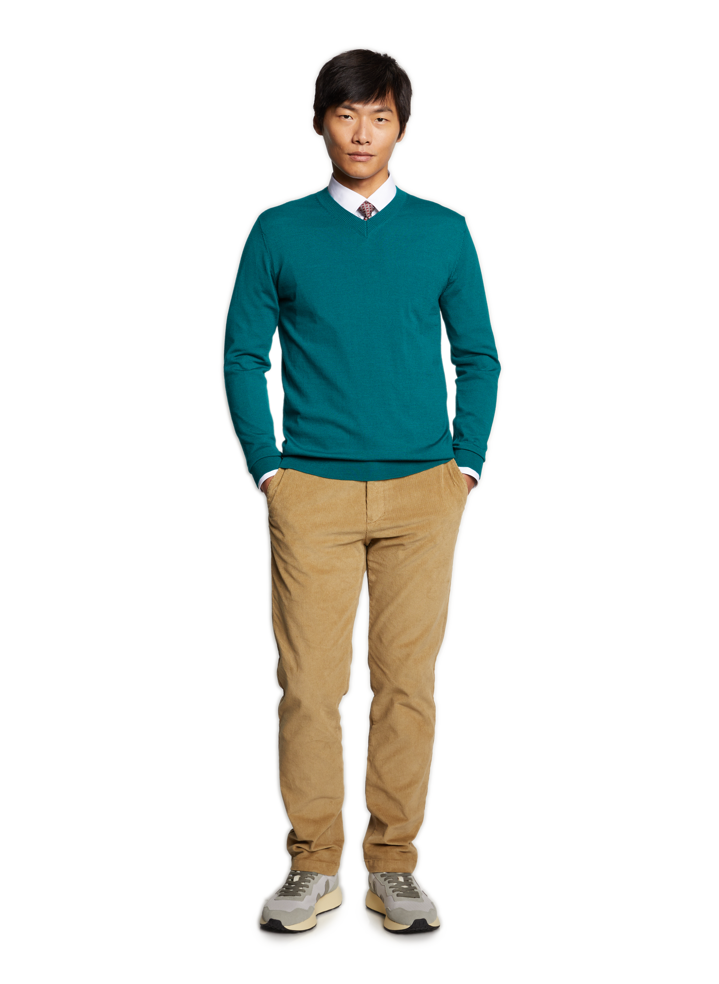 Pull en laine mérinos Flex Vert