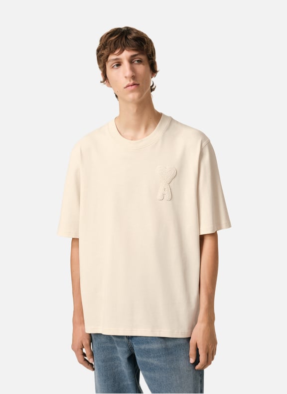 T-shirt patch ami de coeur Blanc by AMI PARIS AMI PARIS T-shirt patch ami de coeur Blanc