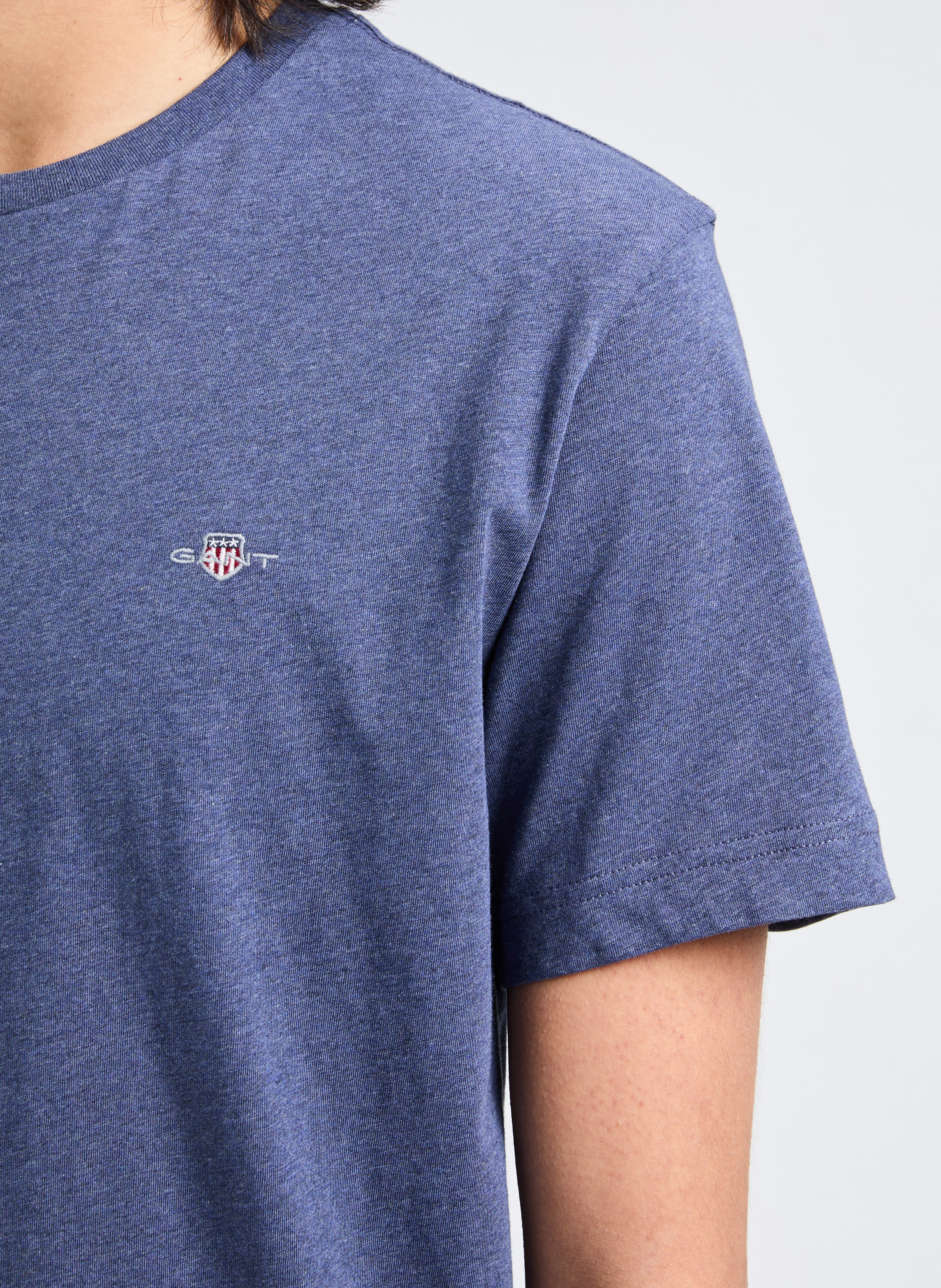 Plain Cotton T-shirt Blue