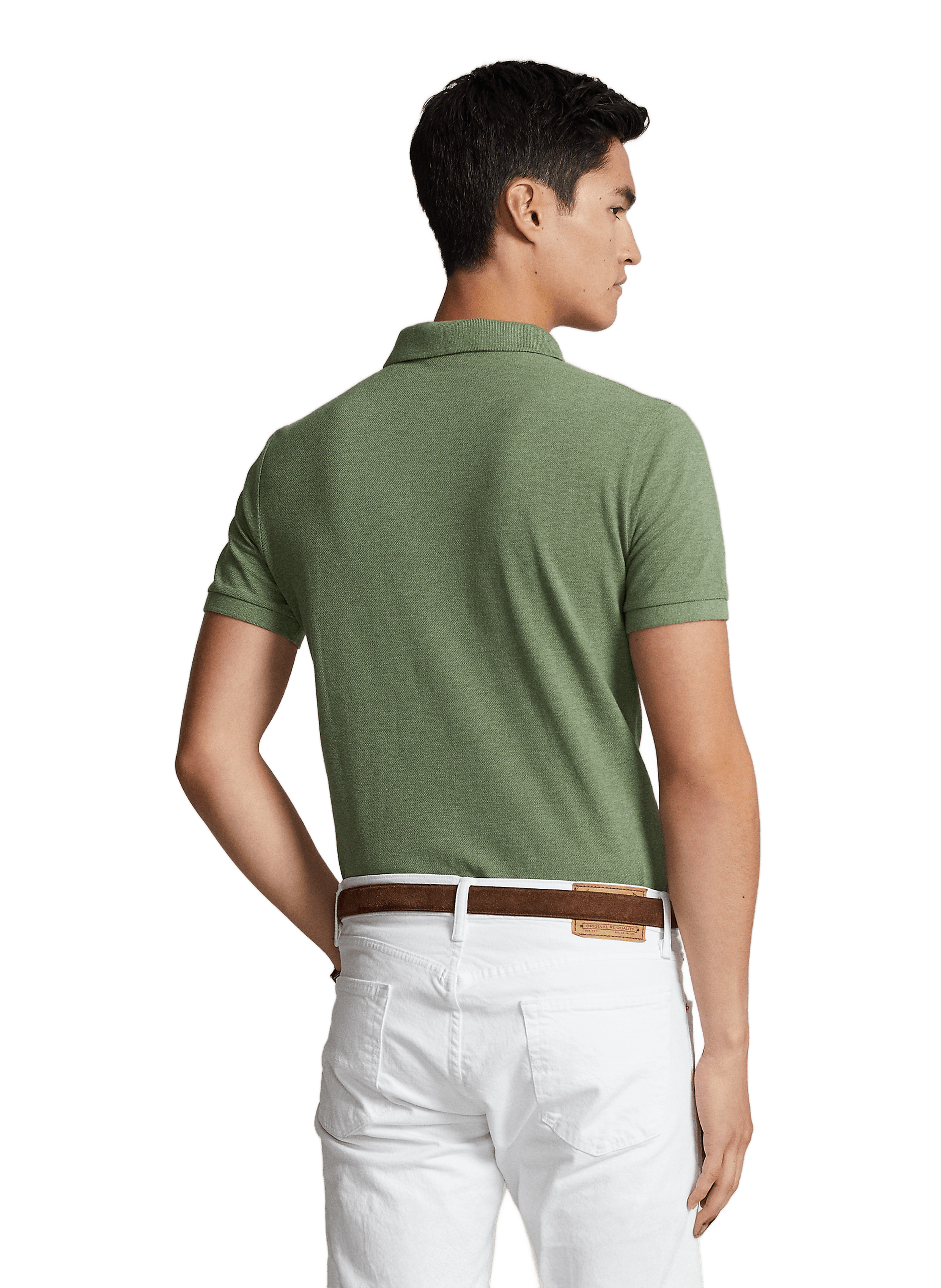 Organic cotton piqué polo shirt POLO RALPH LAUREN Green