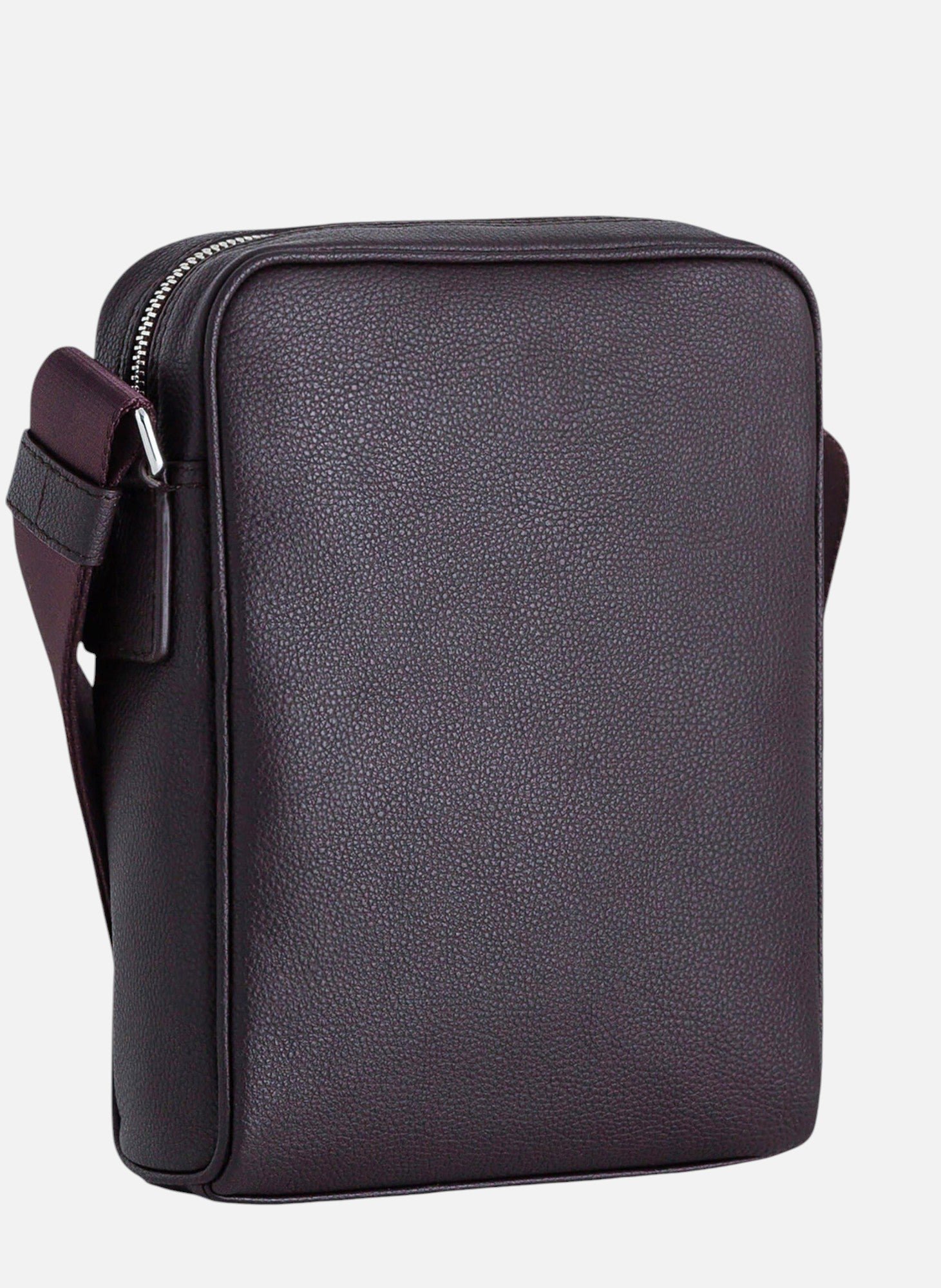 Sacoche moyen modèle charles en cuir grainé LE TANNEUR Marron