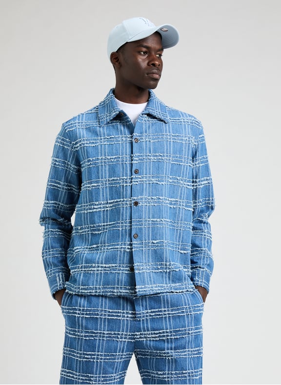 Shirt SACASTOR X OVERS Blue by SAMSOE SAMSOE SAMSOE SAMSOE Shirt SACASTOR X OVERS Blue