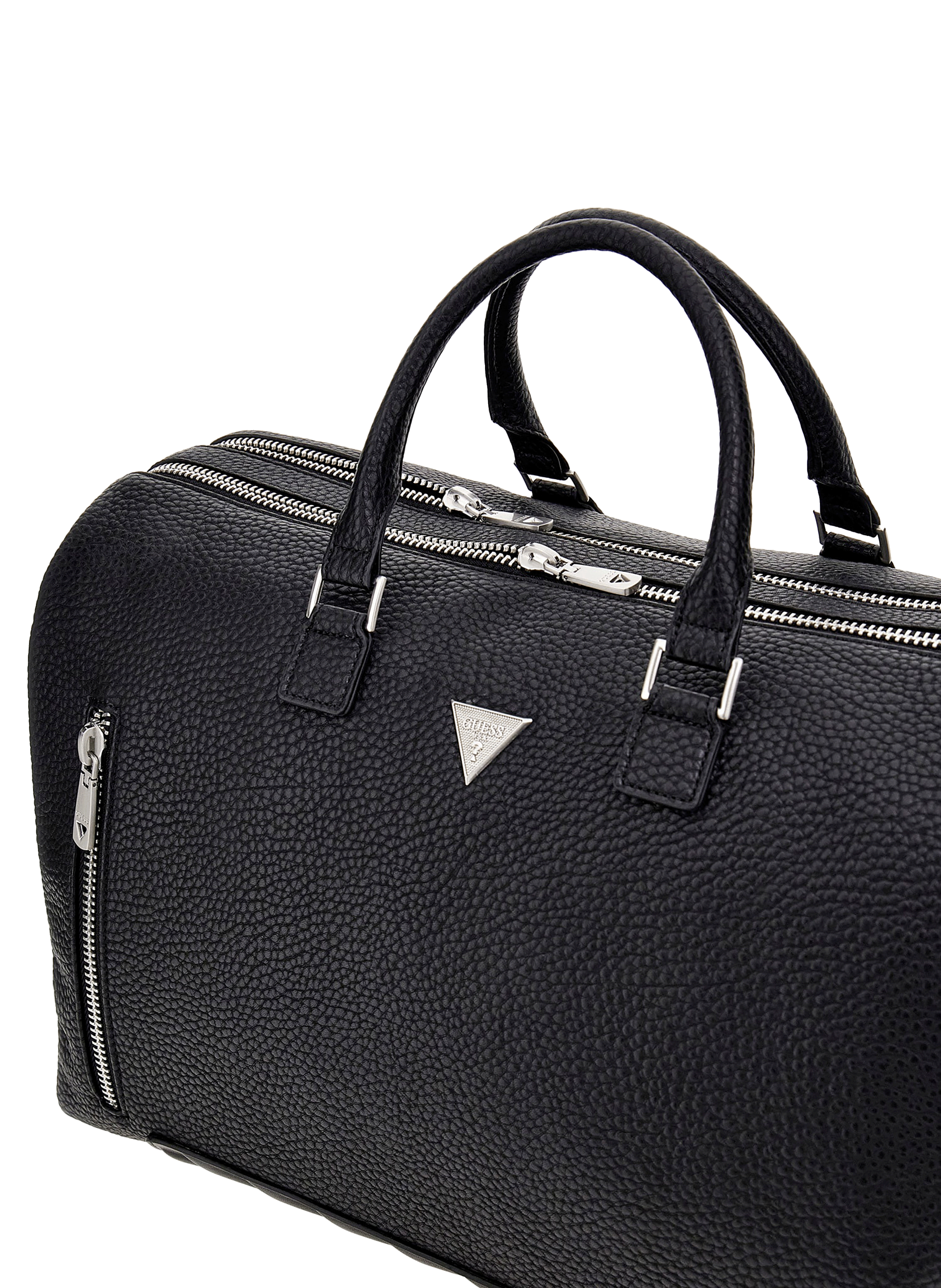 Crackled travel bag GUESS Black