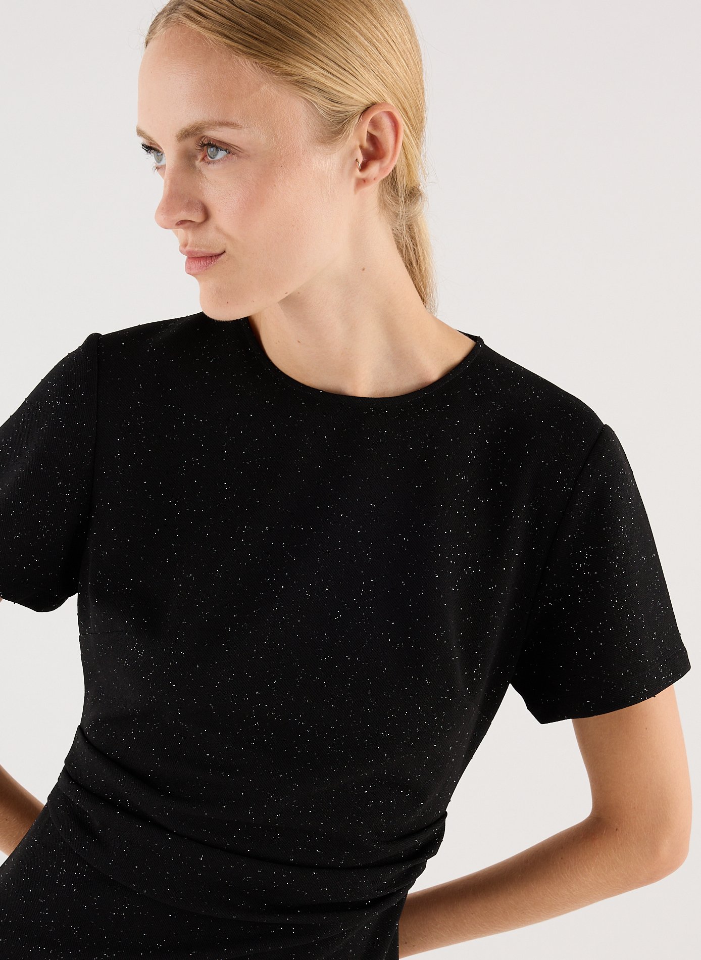 Robe midi Wargapo  SAISON 1865 Noir