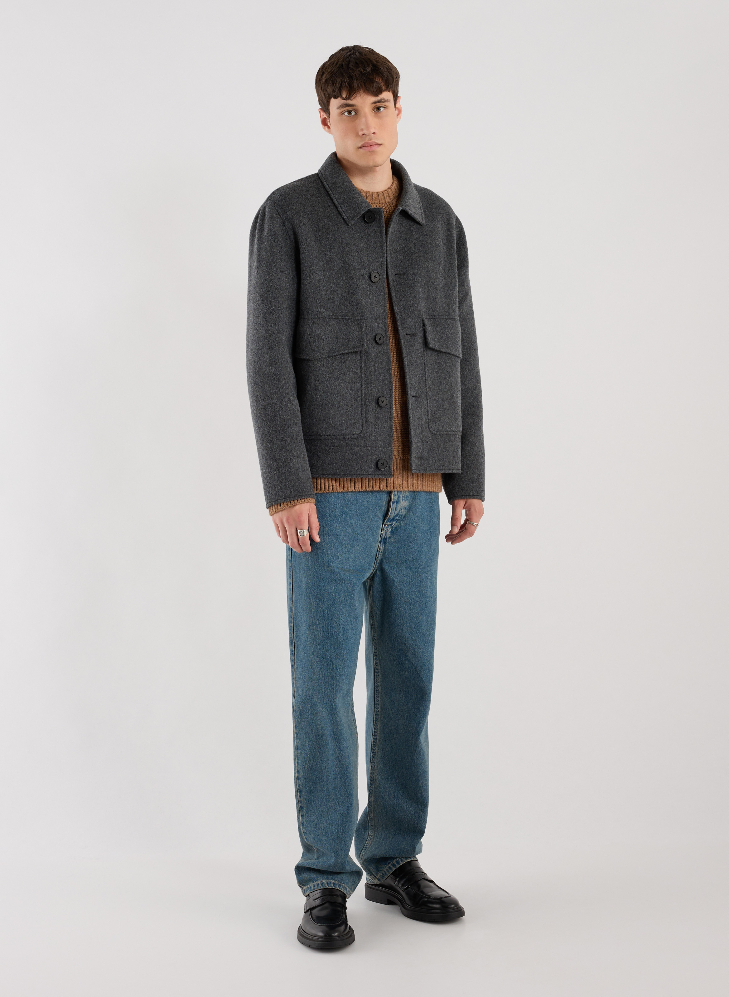 Light wool F Emy jacket SAISON 1865 Grey