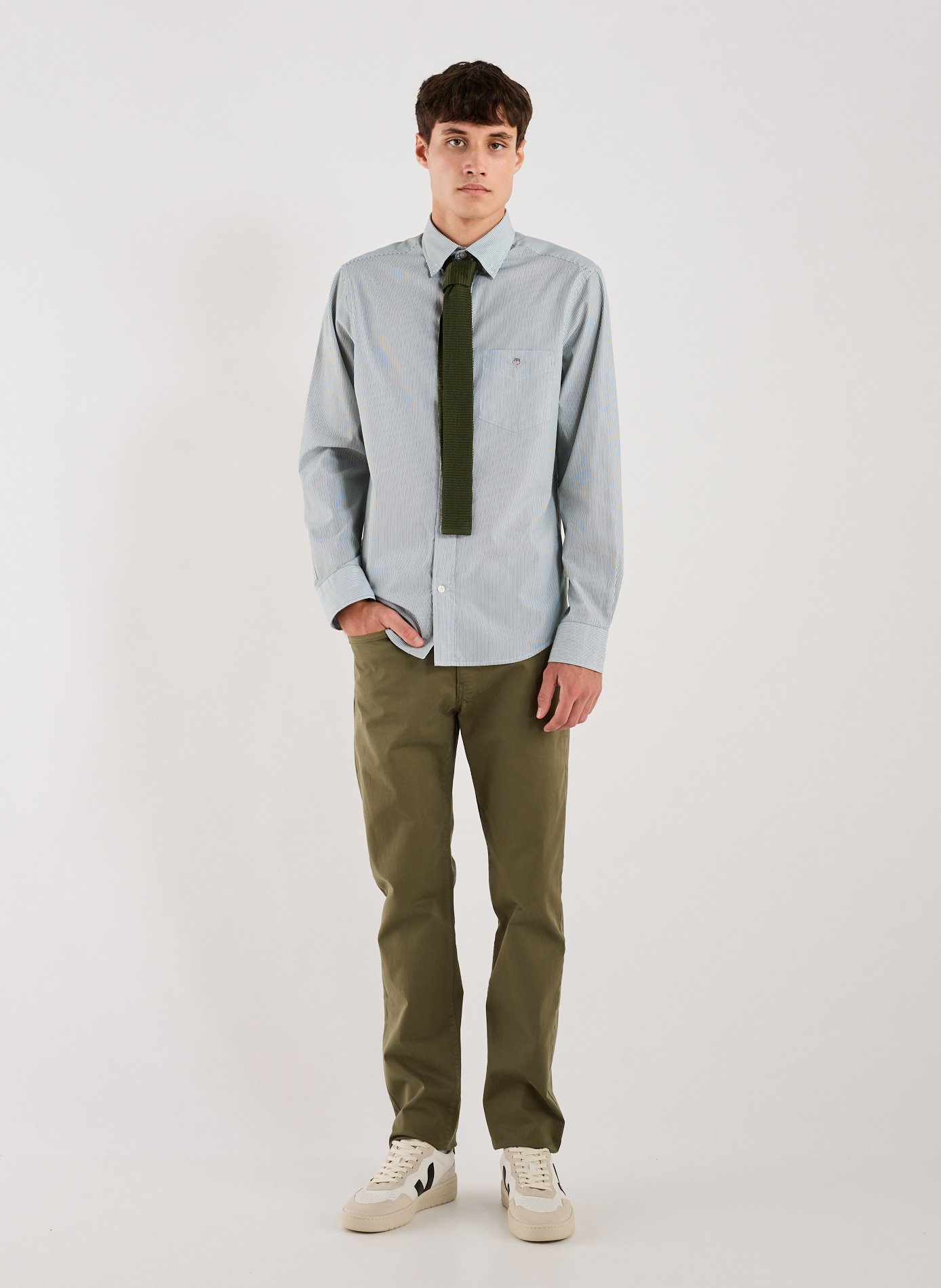 Plain shirt GANT Green