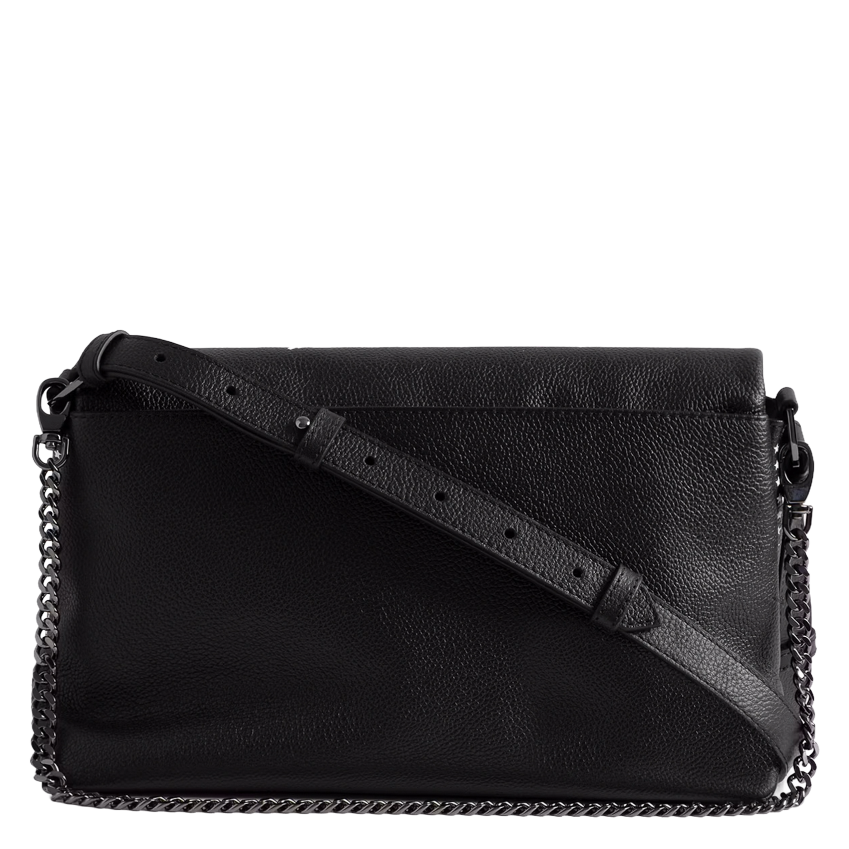 Sac à main en cuir rocky ii ZADIG&VOLTAIRE Noir